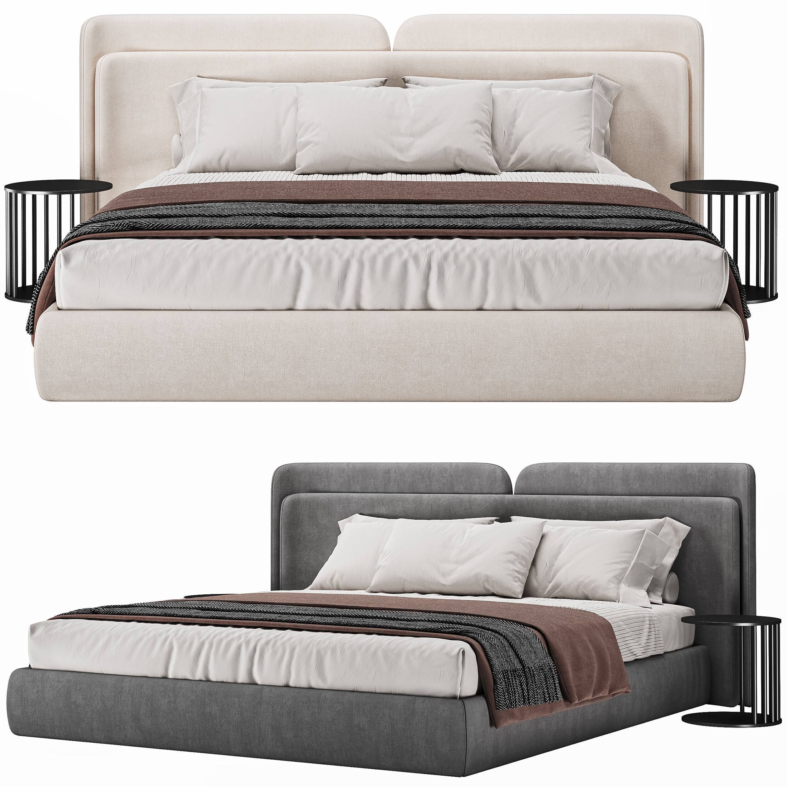 VALLETTA bed 3D model_4