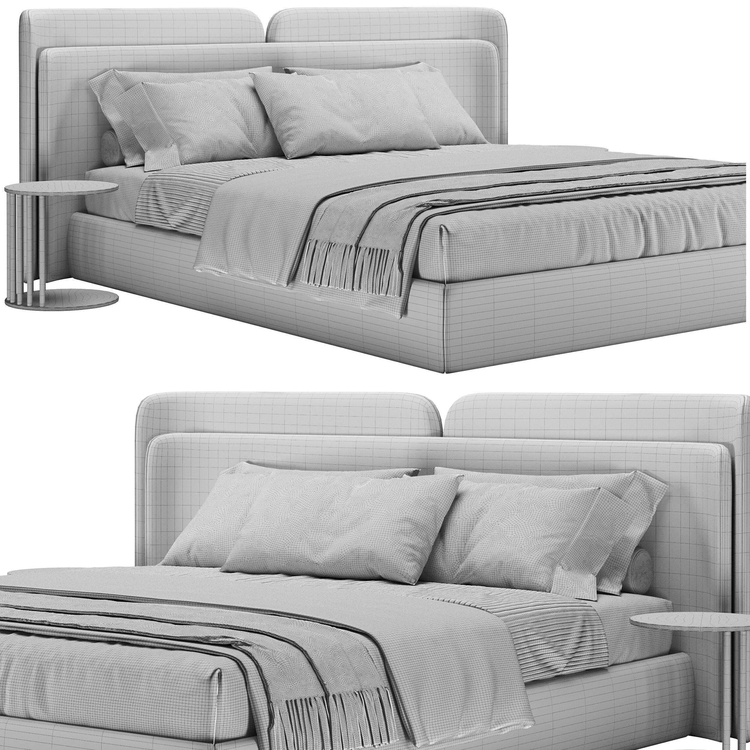 VALLETTA bed 3D model_5