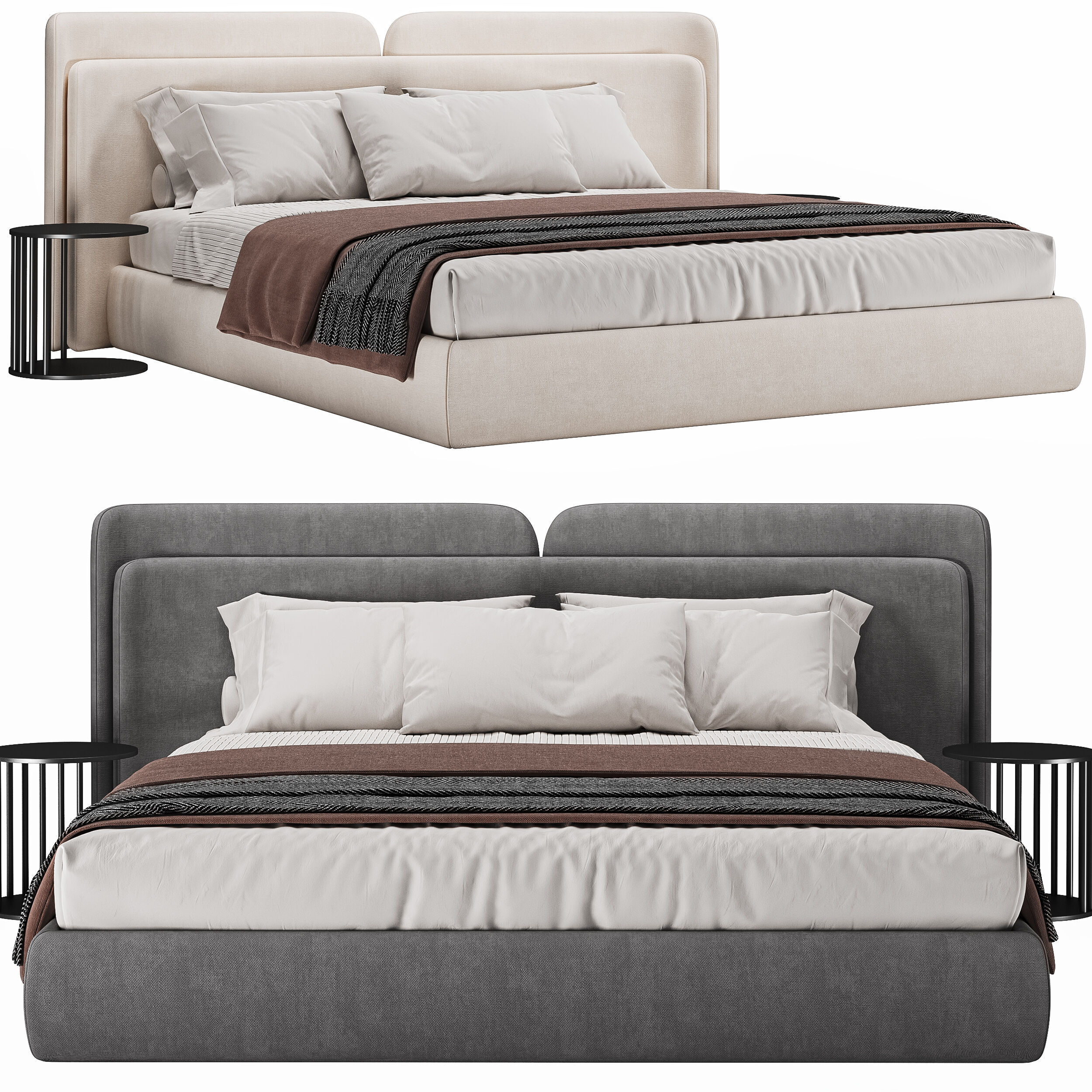 VALLETTA bed 3D model_3