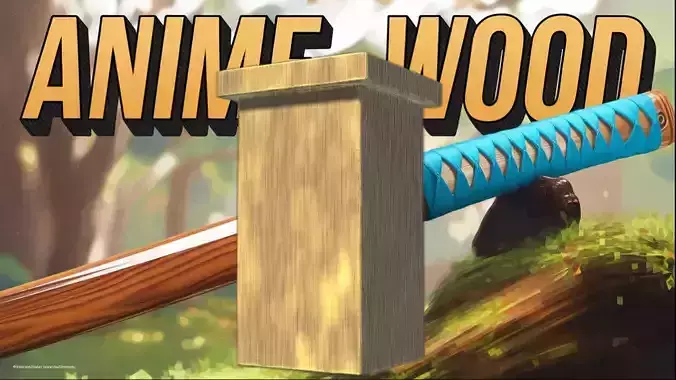 anime wood shader texture