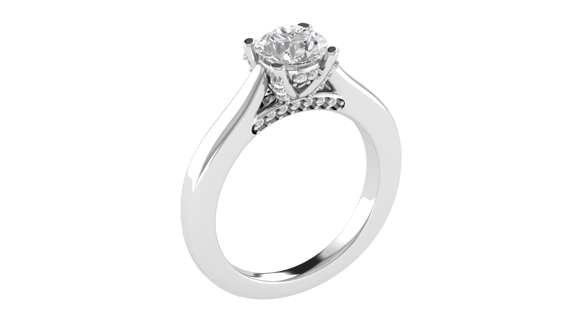 Women Ring  Render 3dm STL OBJ FBX TXT Details 3D print model_5