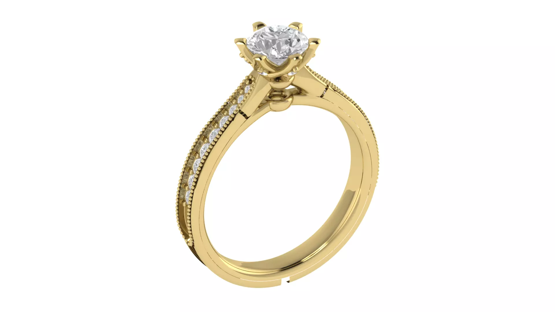 Women Ring  Render 3dm STL OBJ FBX TXT Details 3D print model_0