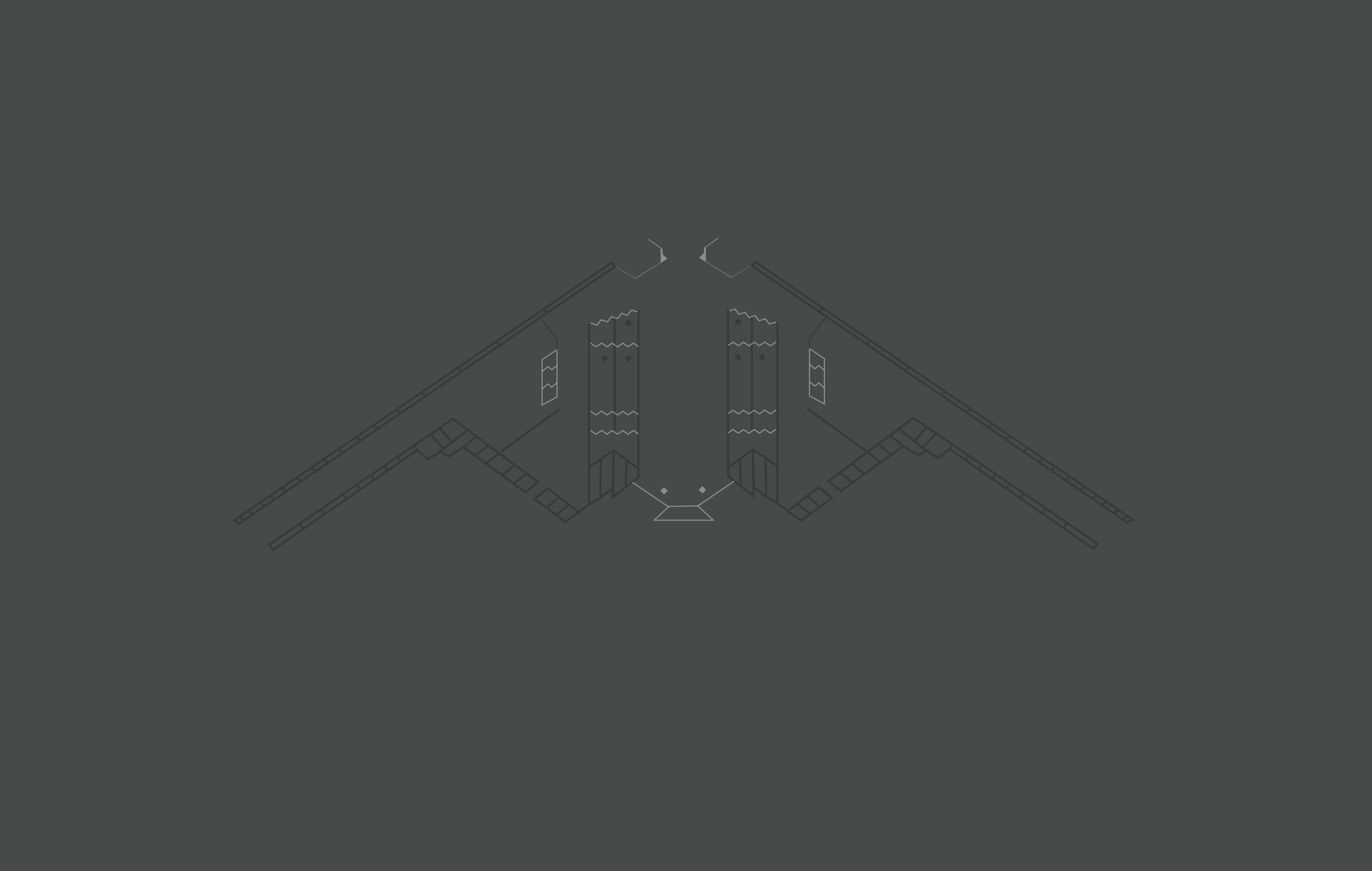 B-2 Spirit Low-poly 3D model_7