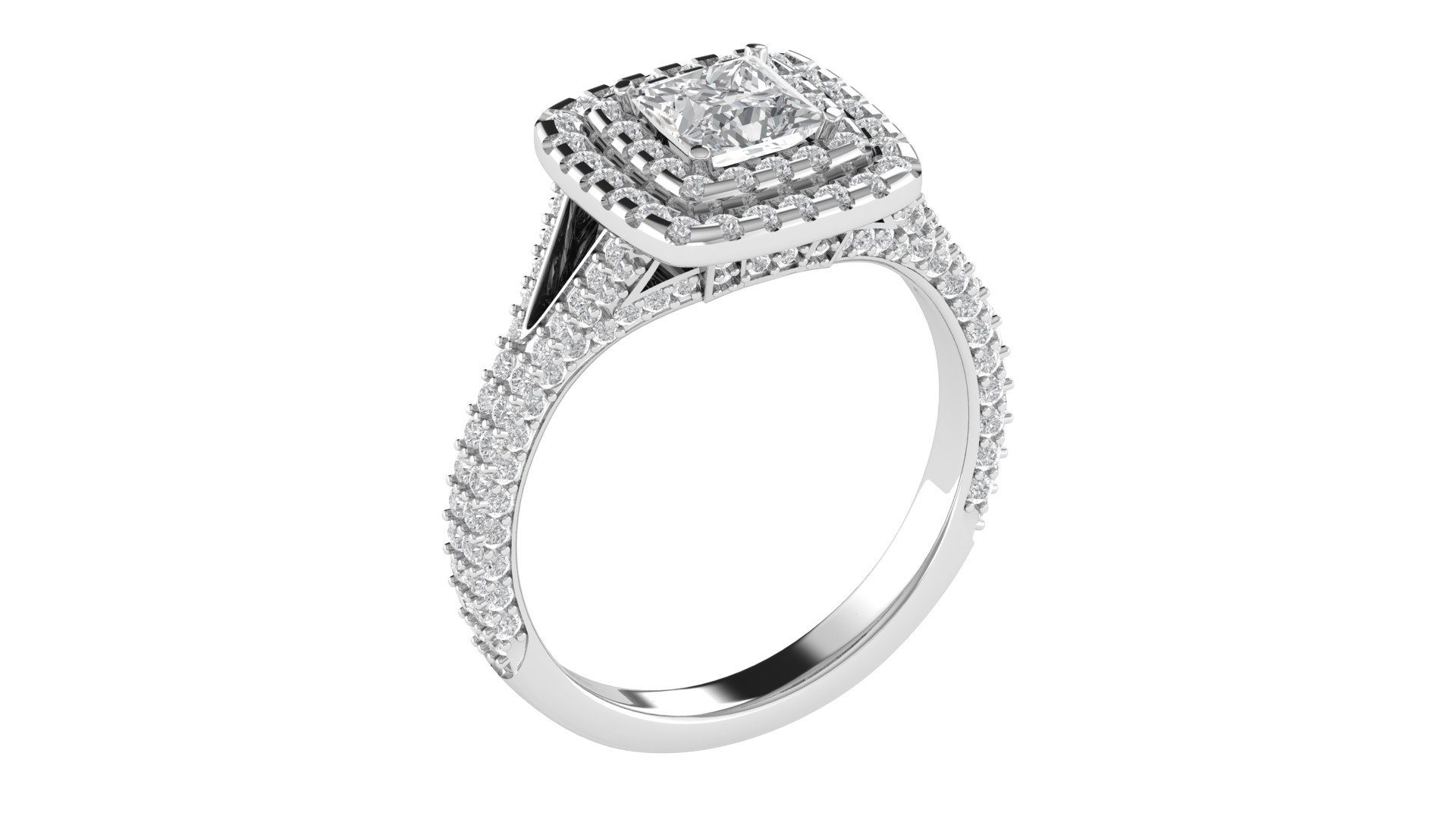 Women Ring  Render 3dm STL OBJ FBX TXT Details 3D print model_4