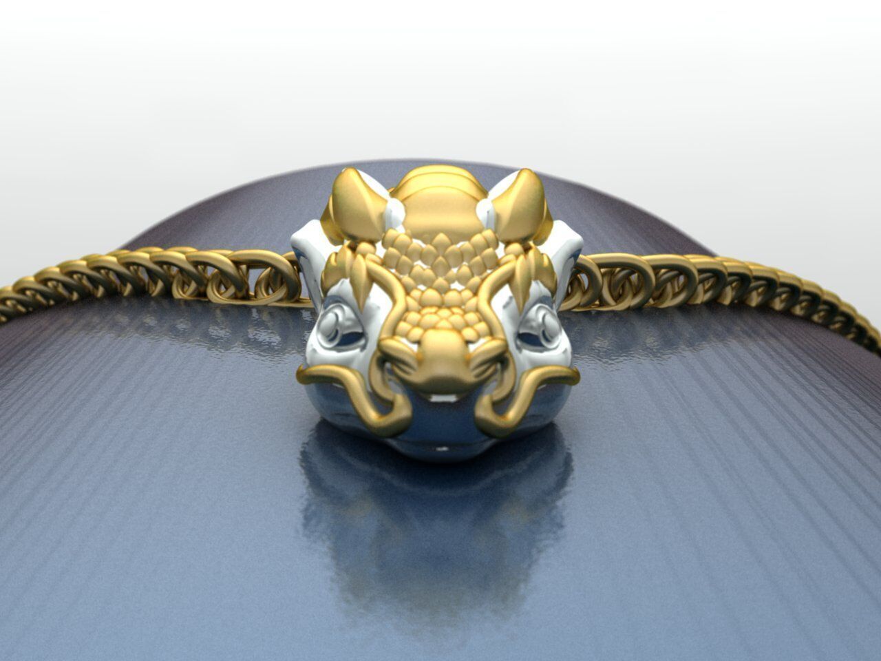baby toothless Pendant 3D print model 3D print model_6