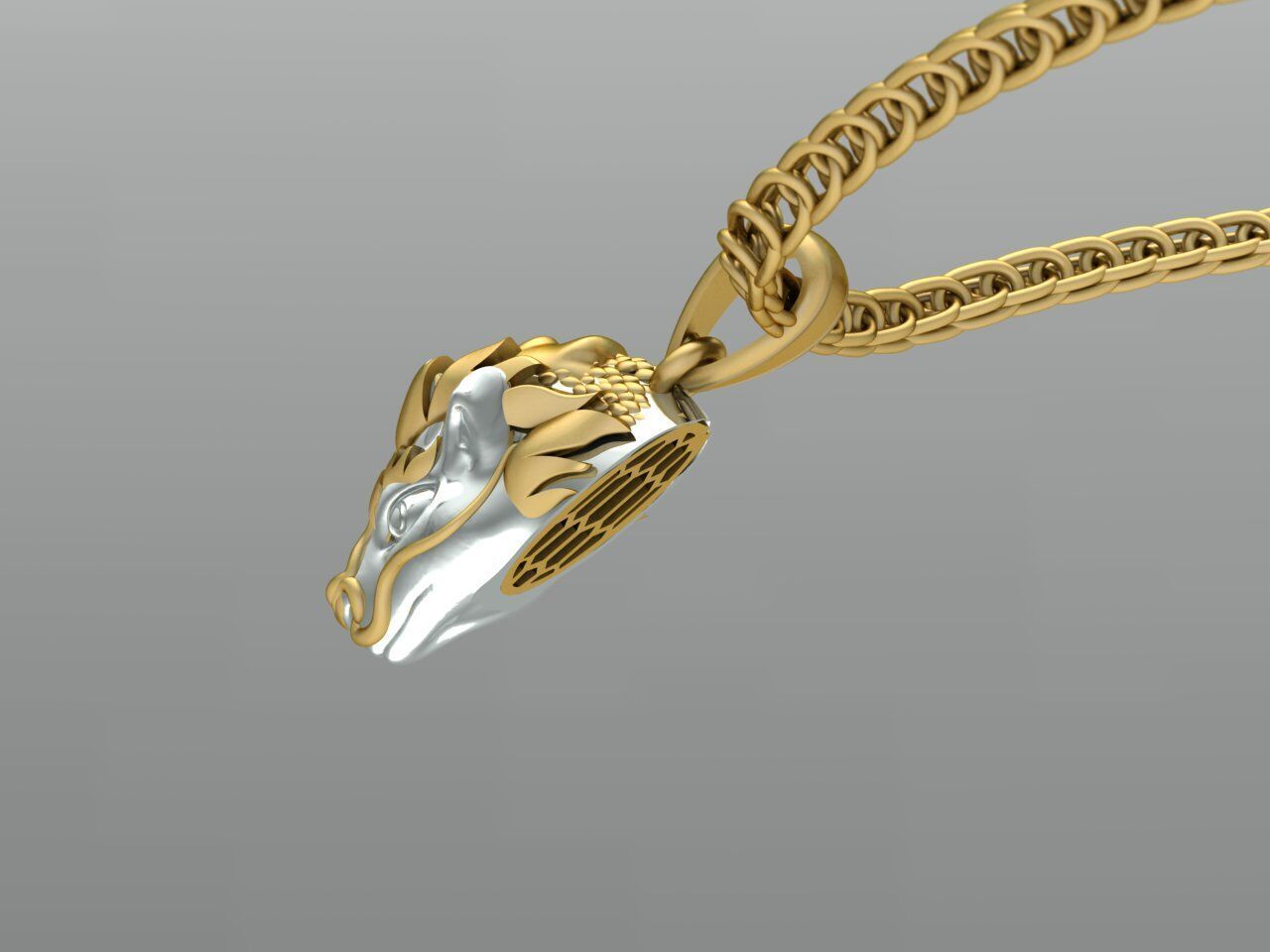 baby toothless Pendant 3D print model 3D print model_5