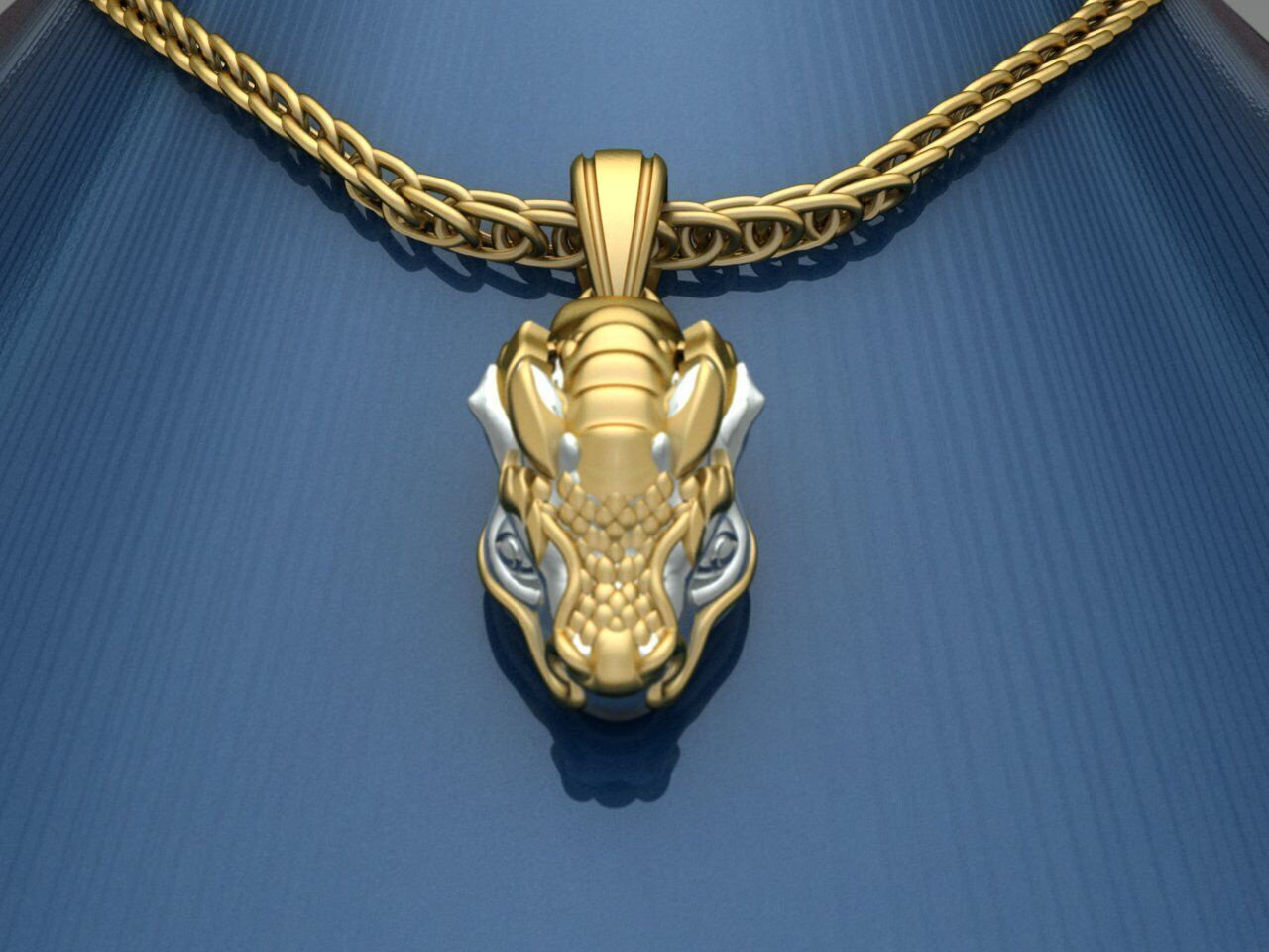 baby toothless Pendant 3D print model 3D print model_1