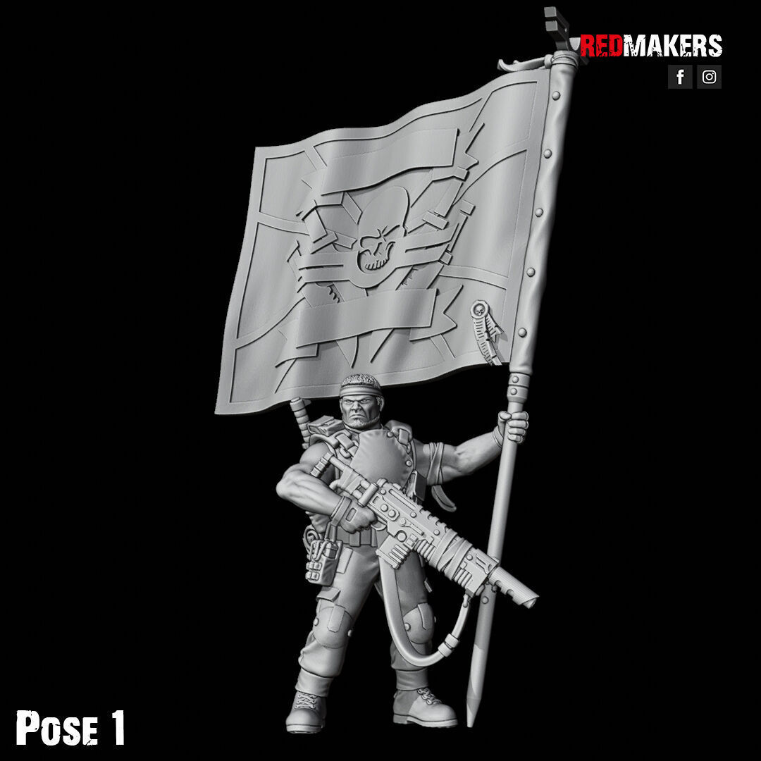 Jungle Fighters - Command Squad of the Imperial Force 3D print model_19