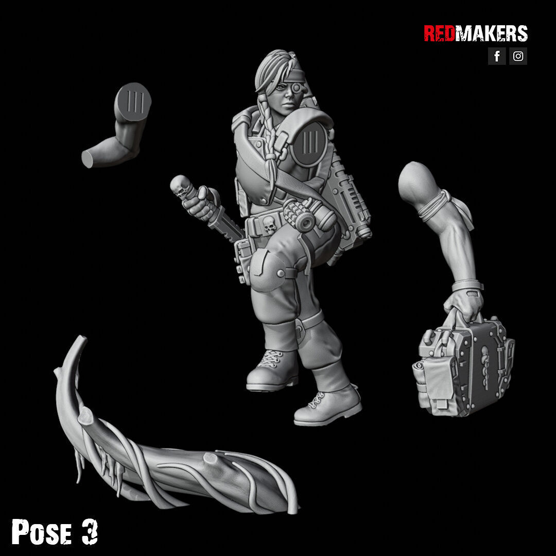 Jungle Fighters - Command Squad of the Imperial Force 3D print model_24