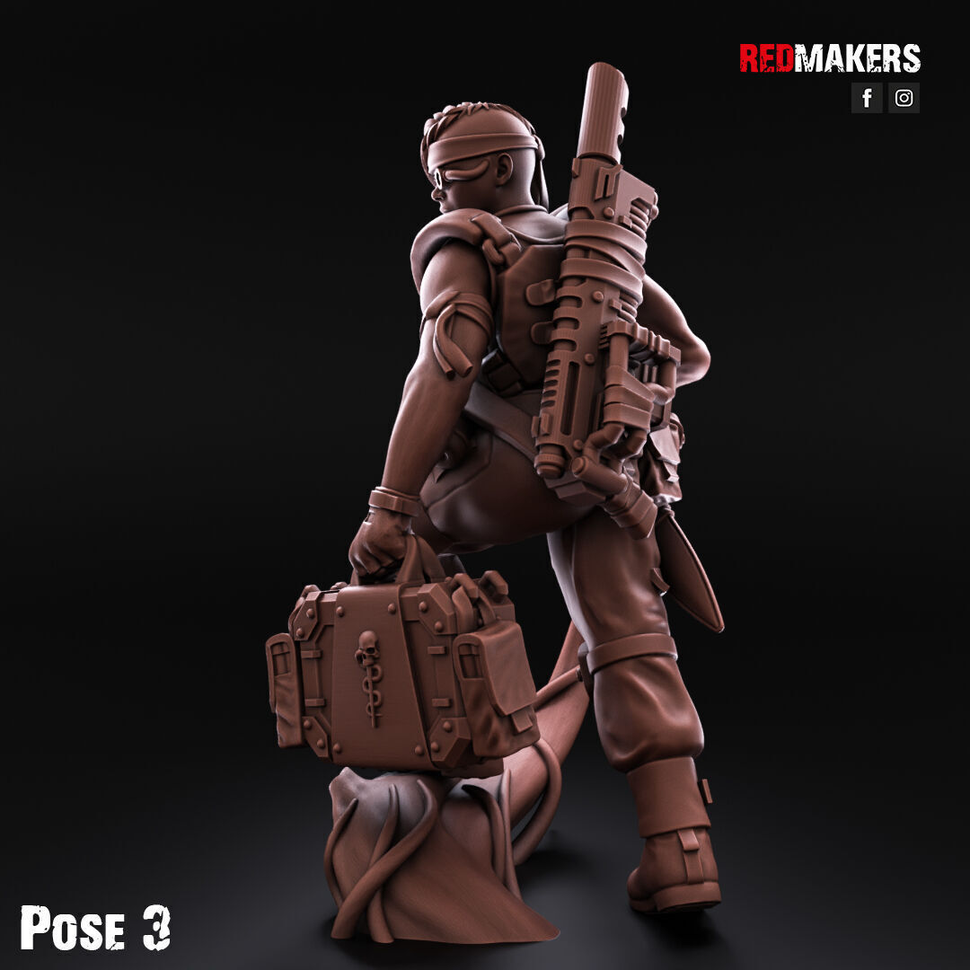 Jungle Fighters - Command Squad of the Imperial Force 3D print model_14