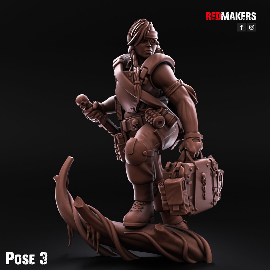 Jungle Fighters - Command Squad of the Imperial Force 3D print model_12