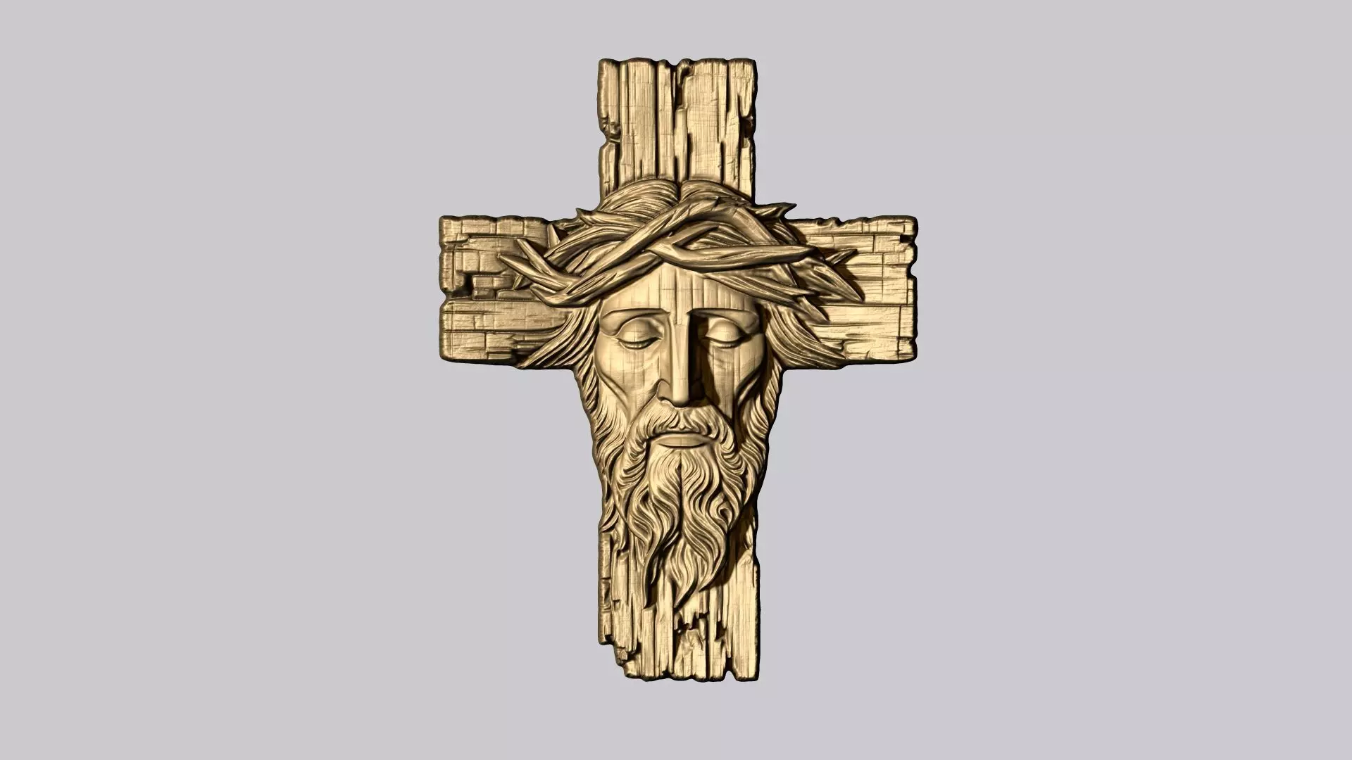 Jesus Cross 02 3D print model