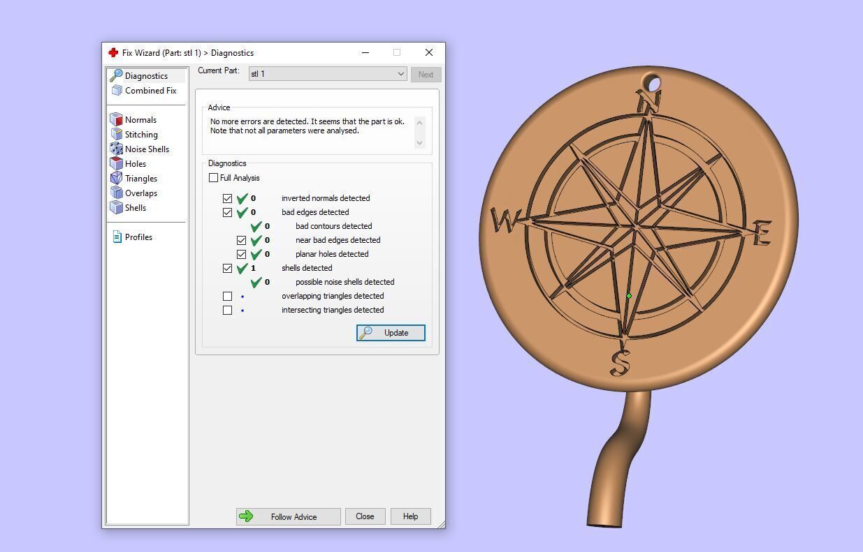 Gold N1300 3D print model_8