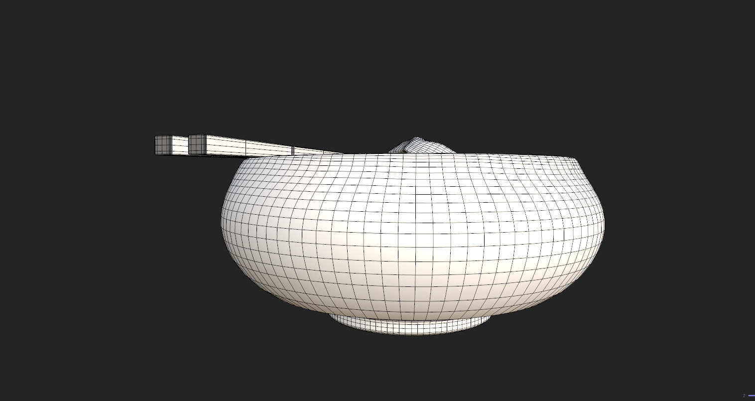 Japanese Ramen Soup Bowl  High-Quality Realistic Low-poly 3D model_30