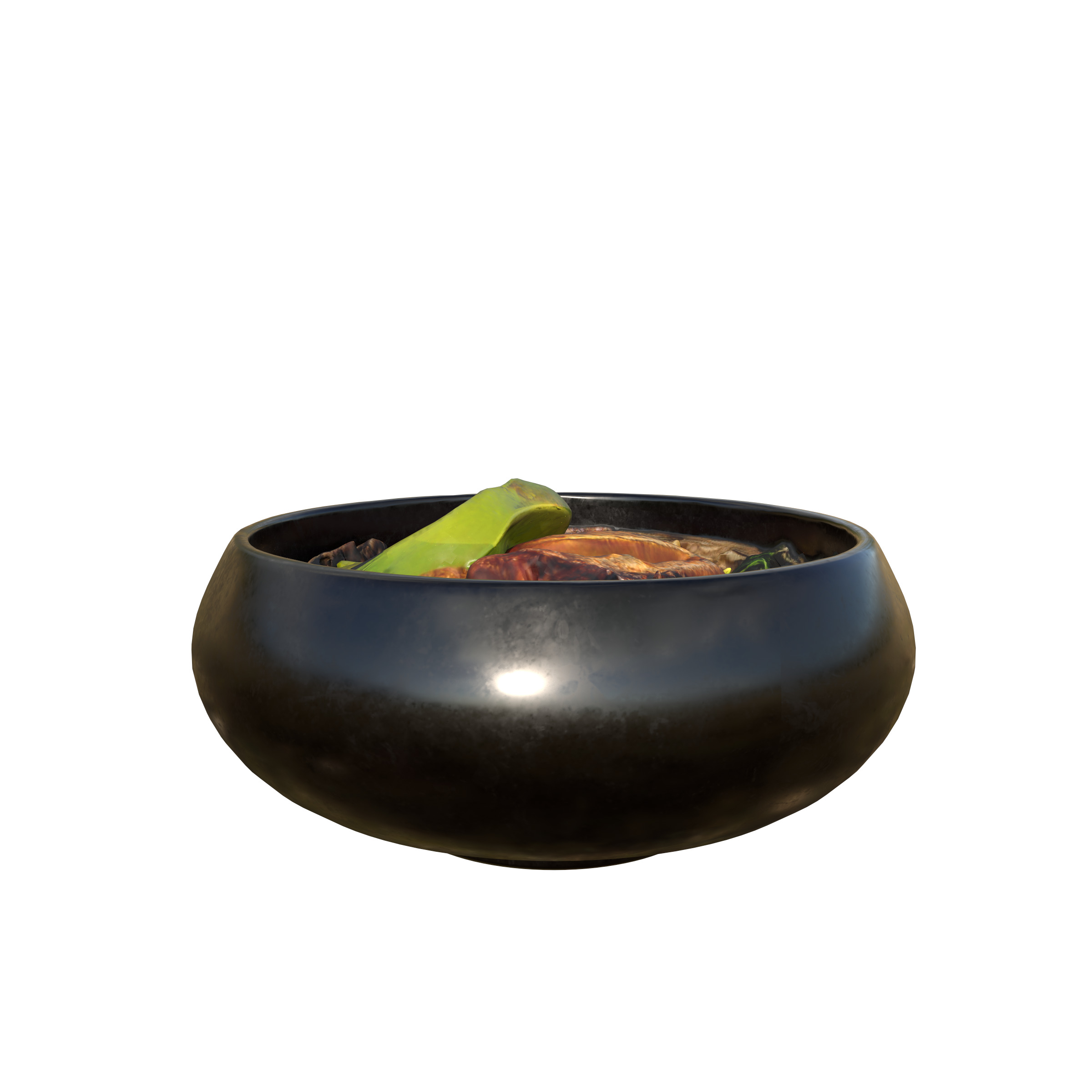 Japanese Ramen Soup Bowl  High-Quality Realistic Low-poly 3D model_13