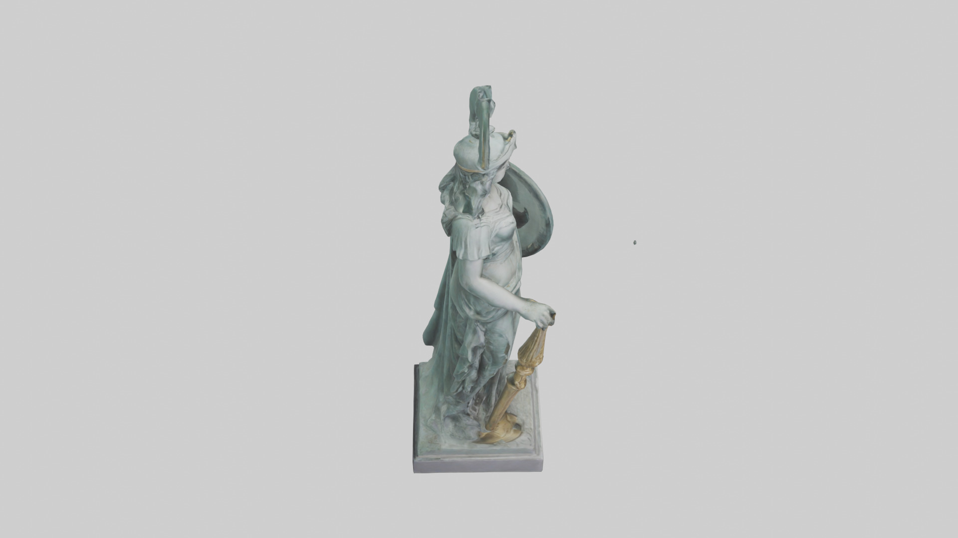 Minerva statue model 3D model_18