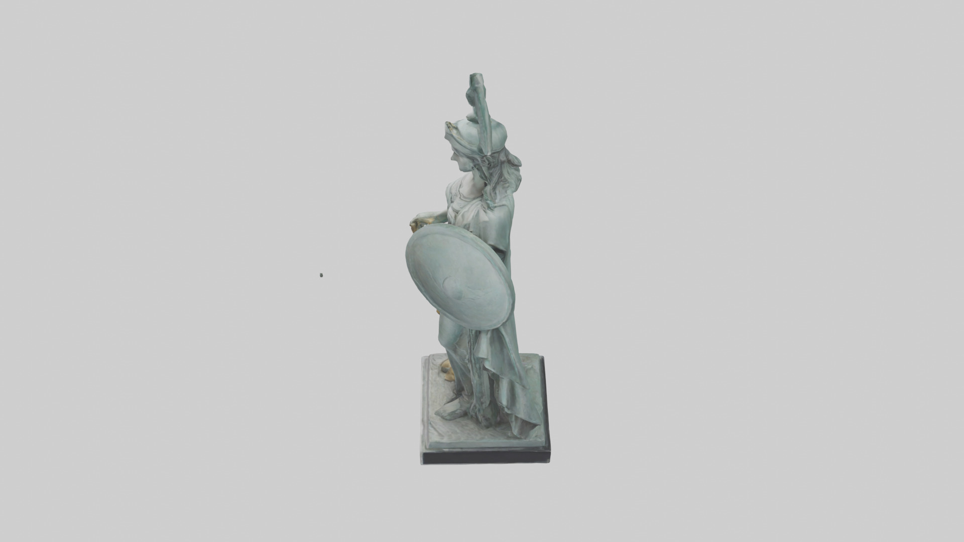 Minerva statue model 3D model_17