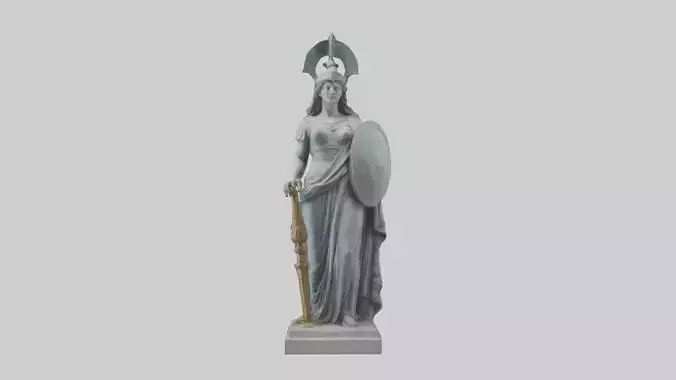 Minerva statue model