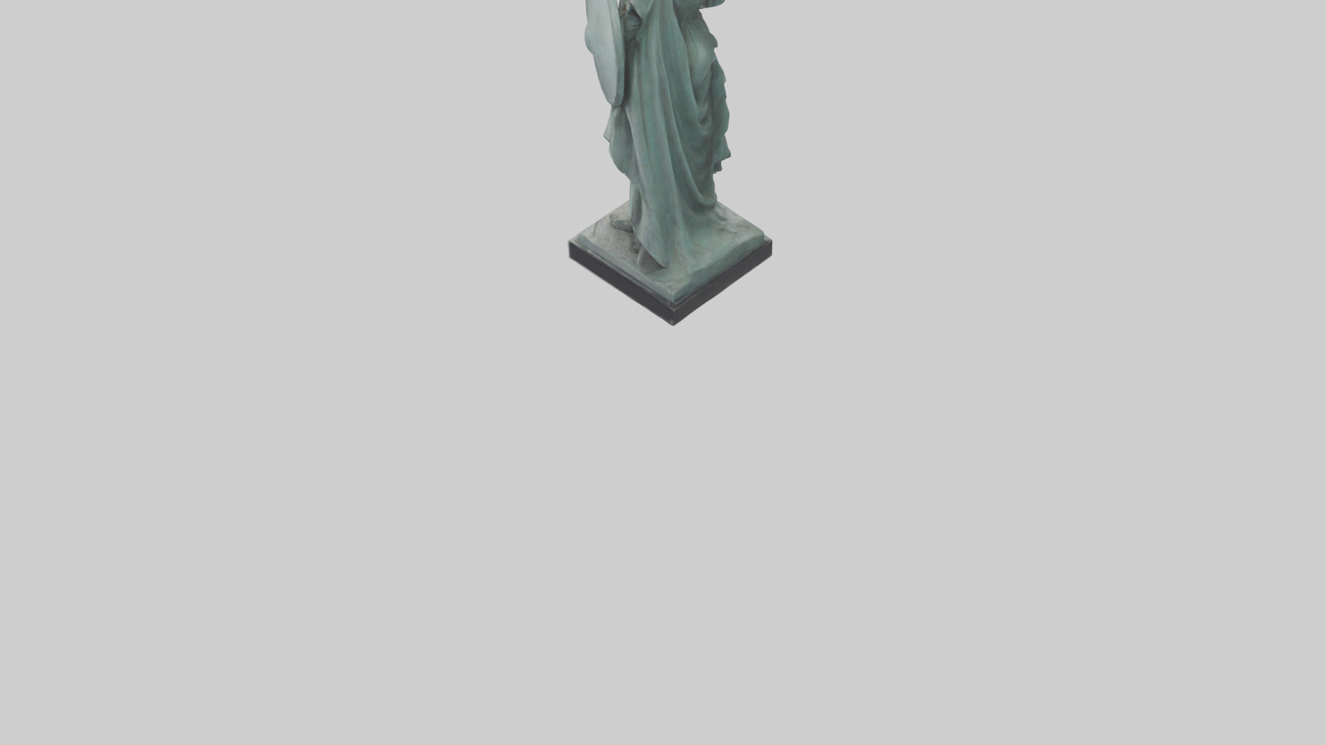 Minerva statue model 3D model_4