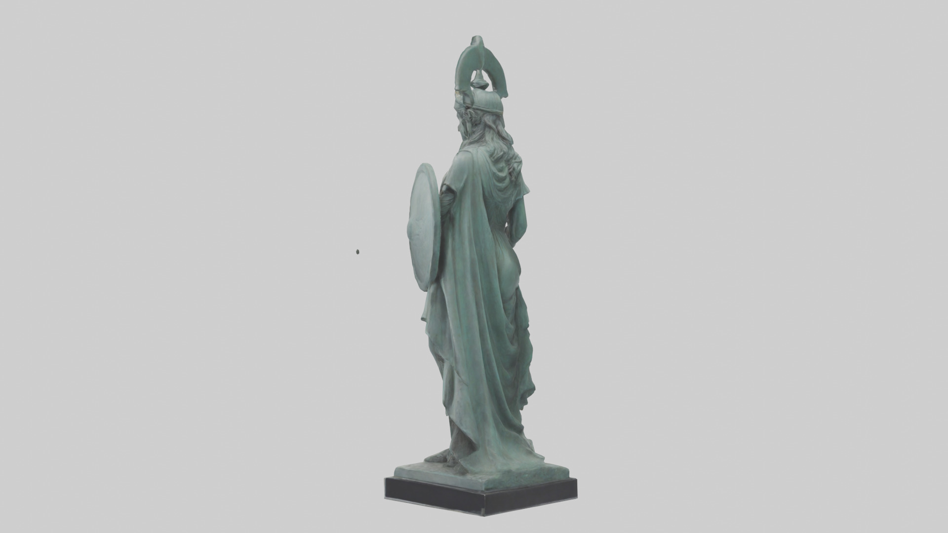 Minerva statue model 3D model_2