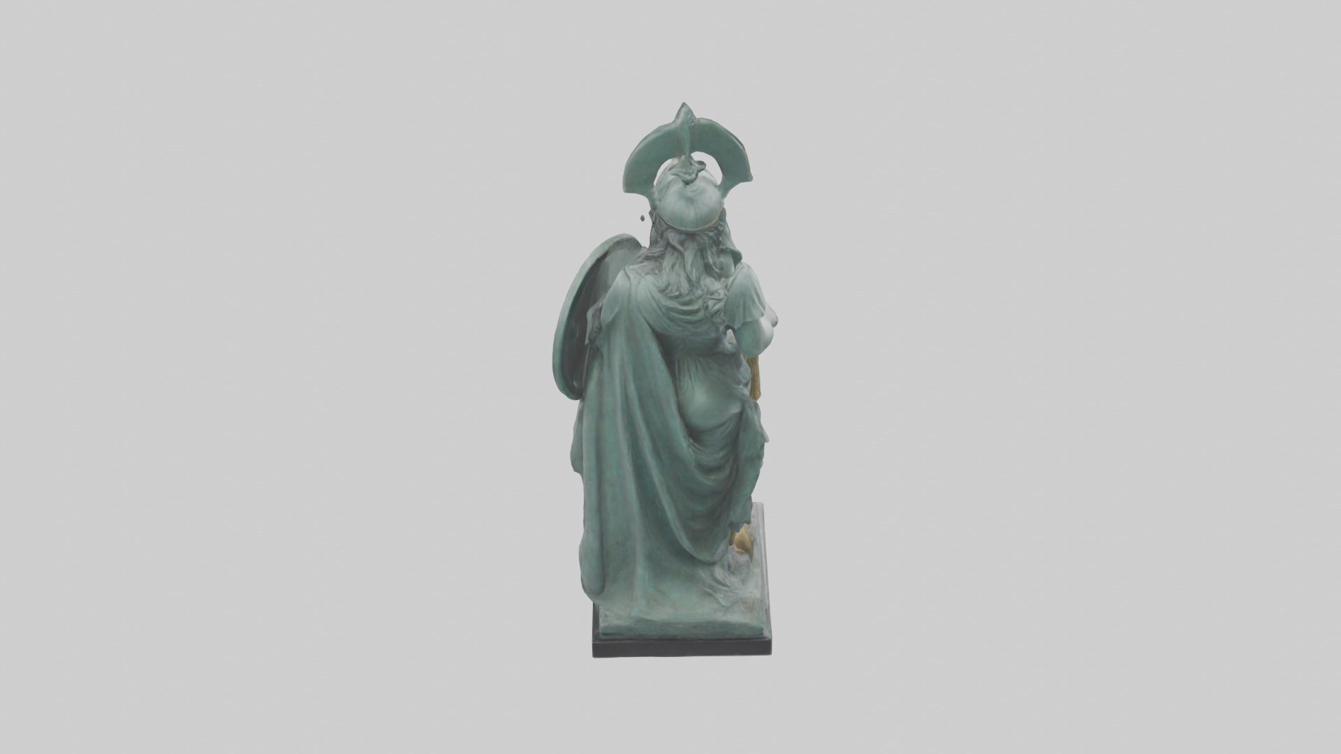 Minerva statue model 3D model_15