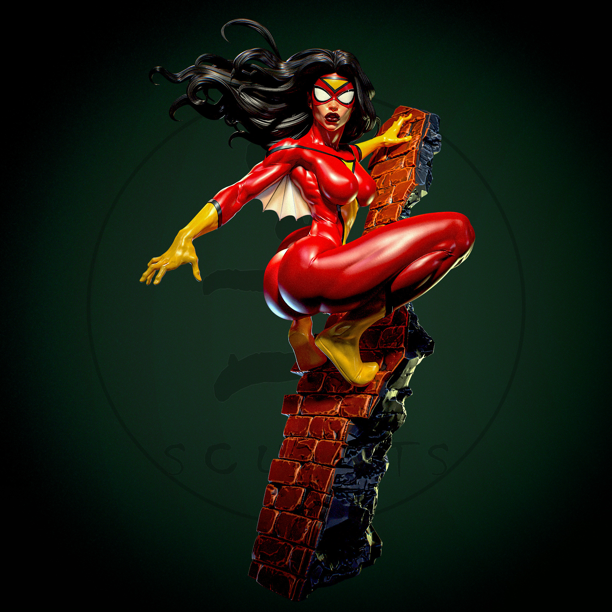 Spider-Woman with NSFW 3D print model_1