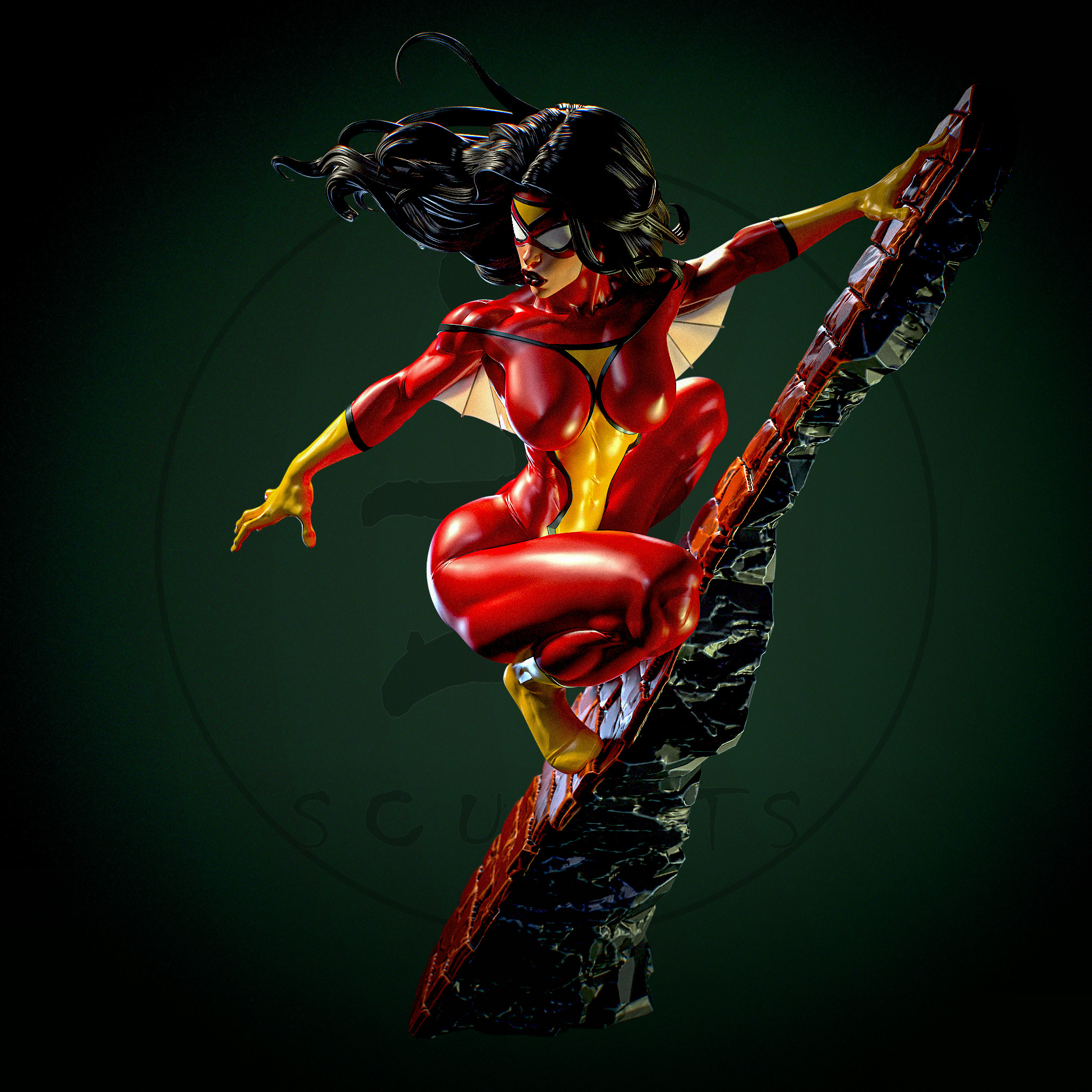 Spider-Woman with NSFW 3D print model_9