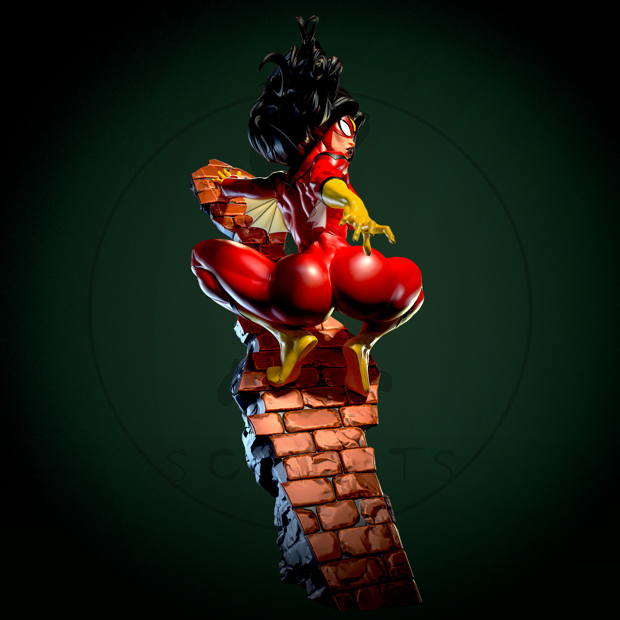 Spider-Woman with NSFW 3D print model_4