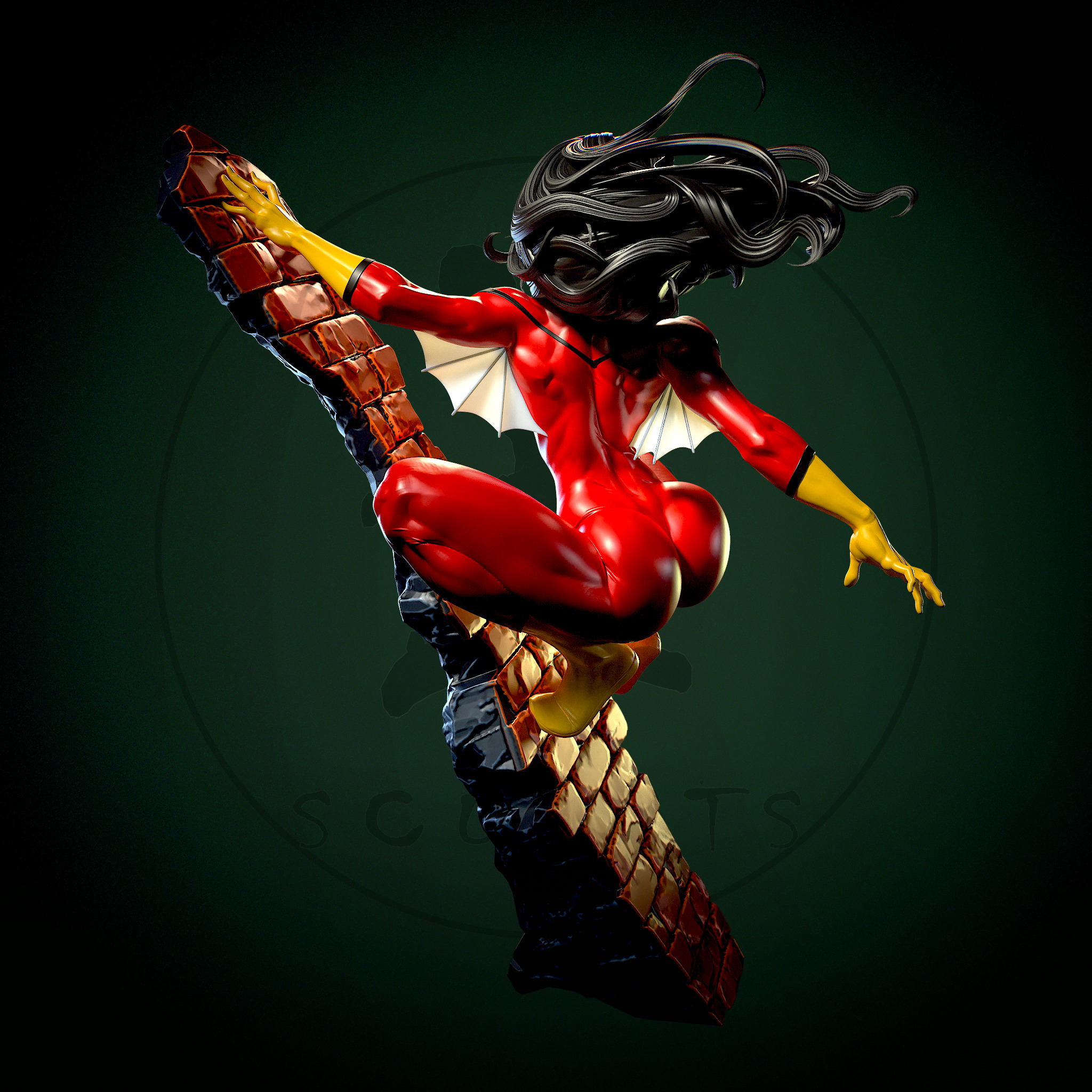 Spider-Woman with NSFW 3D print model_6