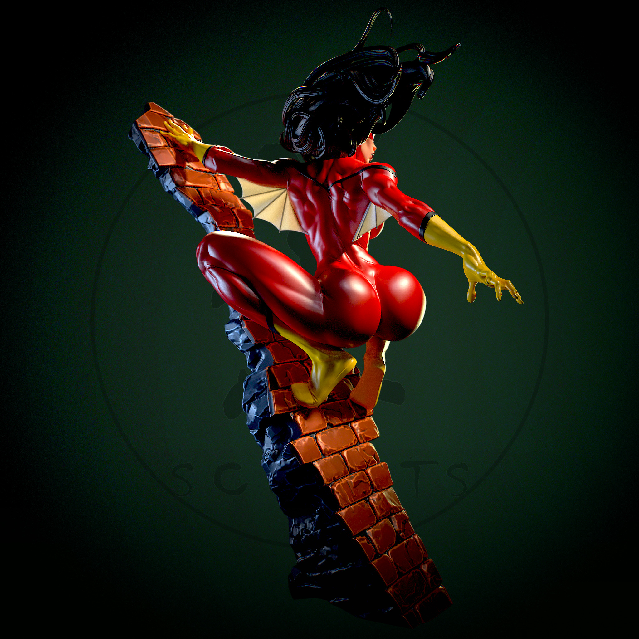 Spider-Woman with NSFW 3D print model_5