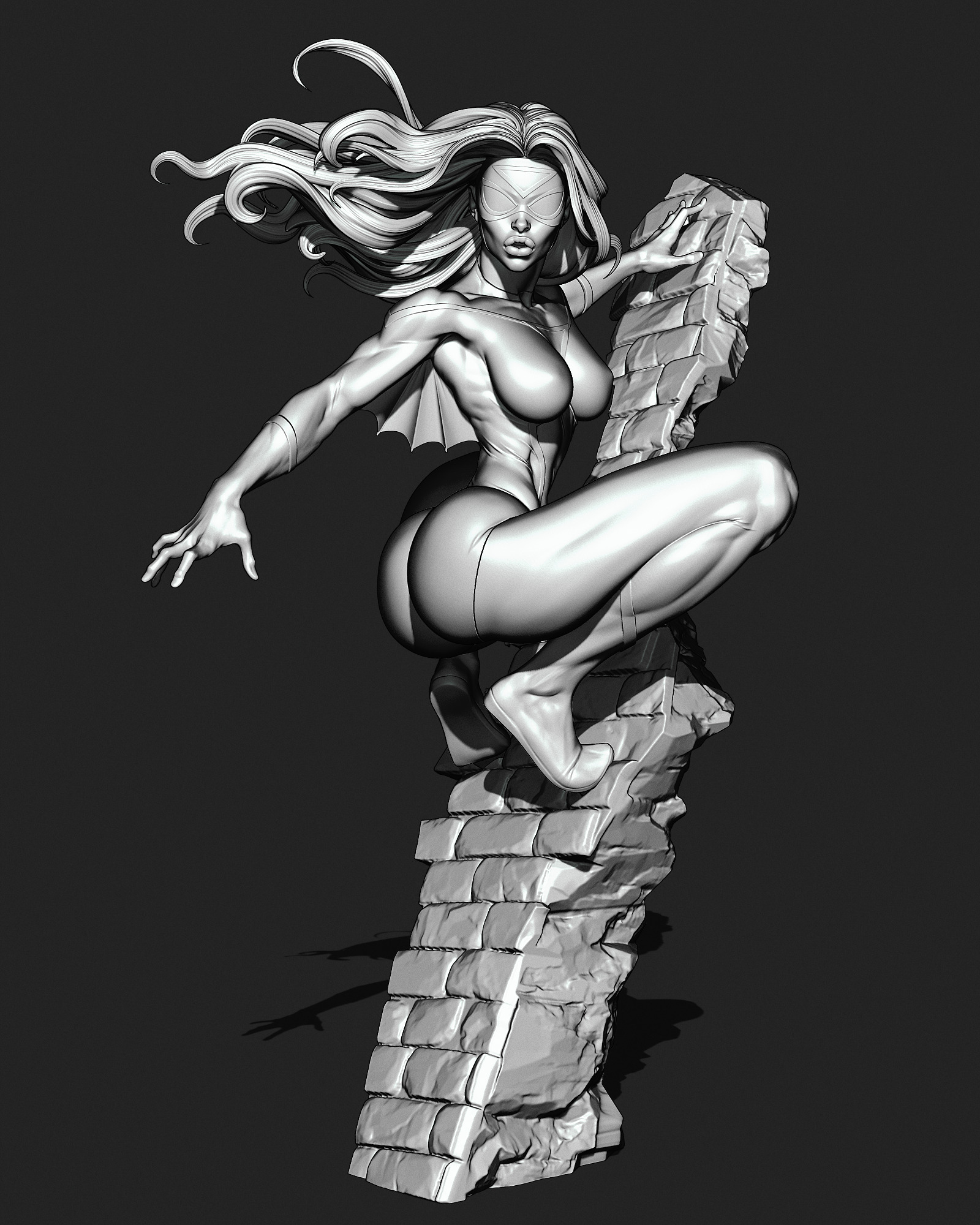 Spider-Woman with NSFW 3D print model_2