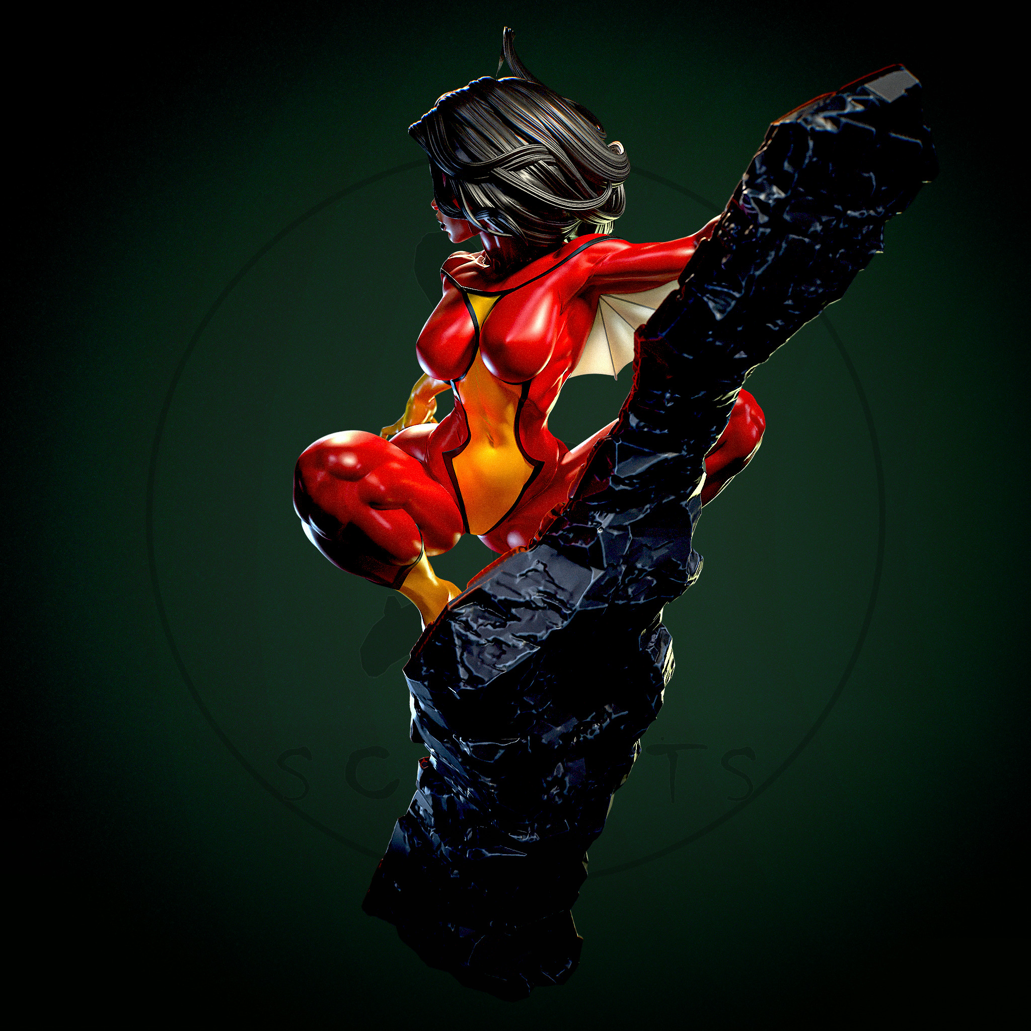 Spider-Woman with NSFW 3D print model_8