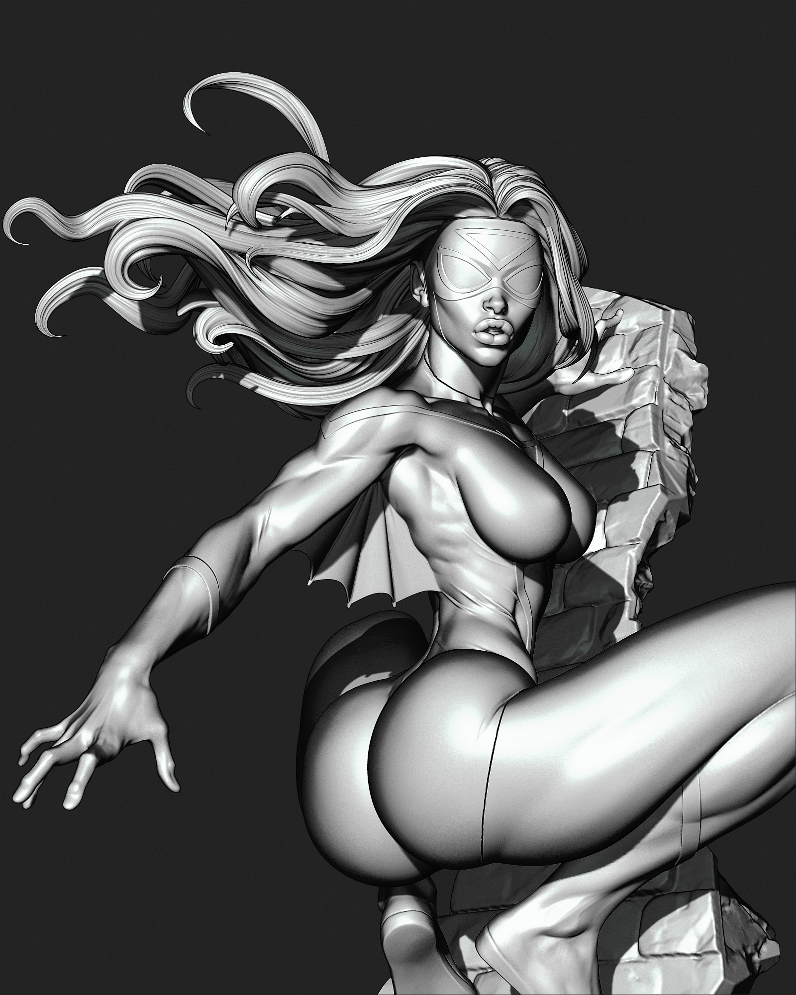 Spider-Woman with NSFW 3D print model_27