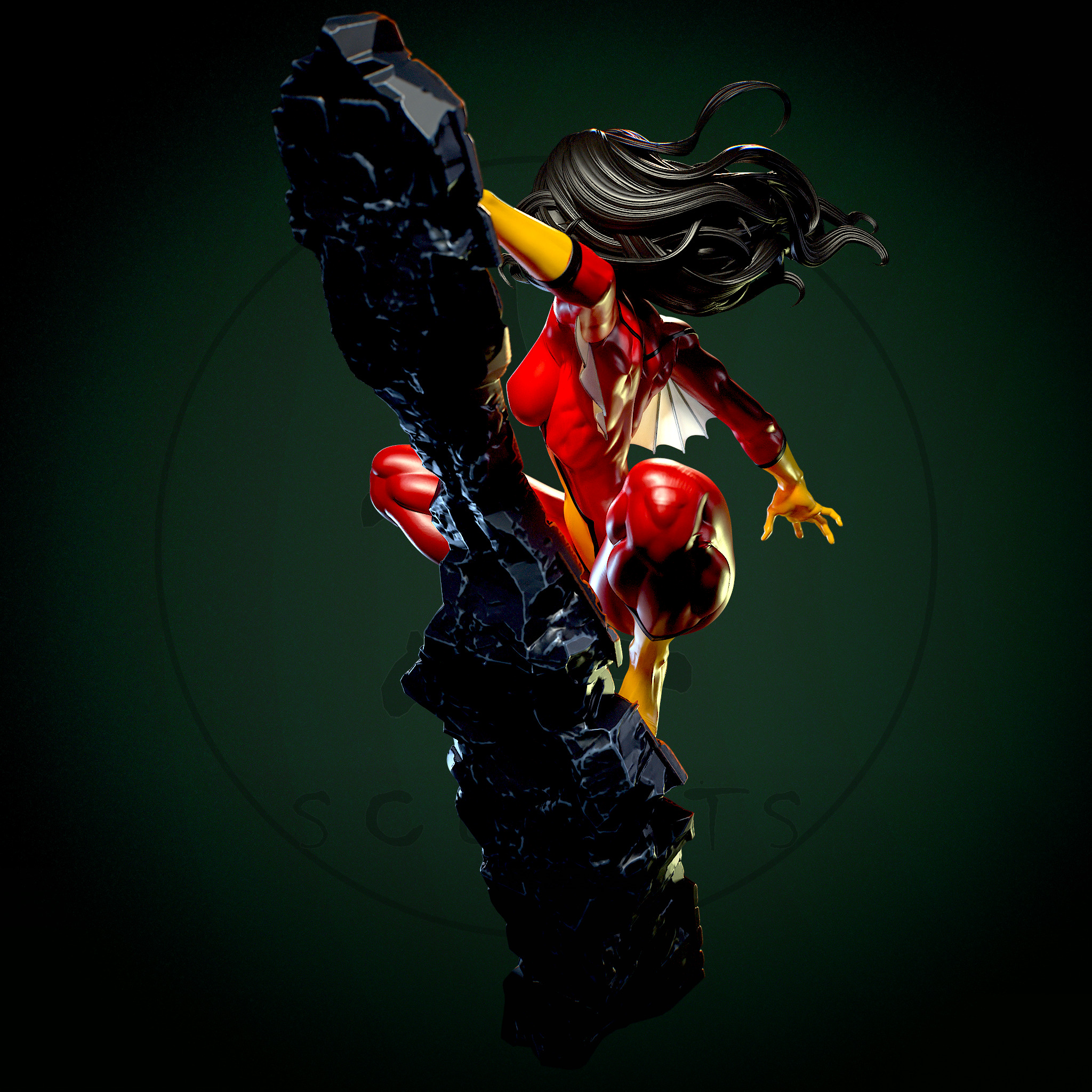 Spider-Woman with NSFW 3D print model_7