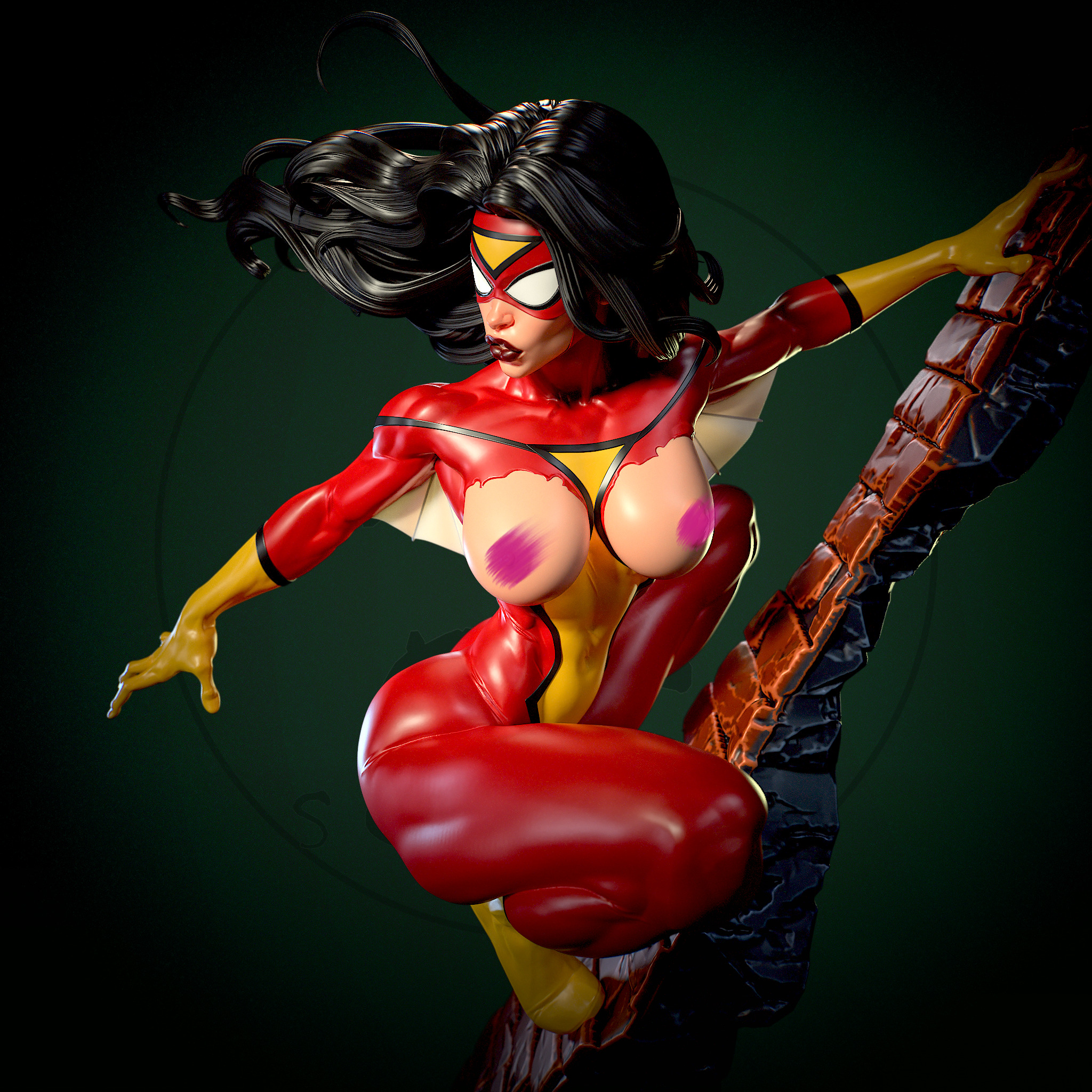 Spider-Woman with NSFW 3D print model_13