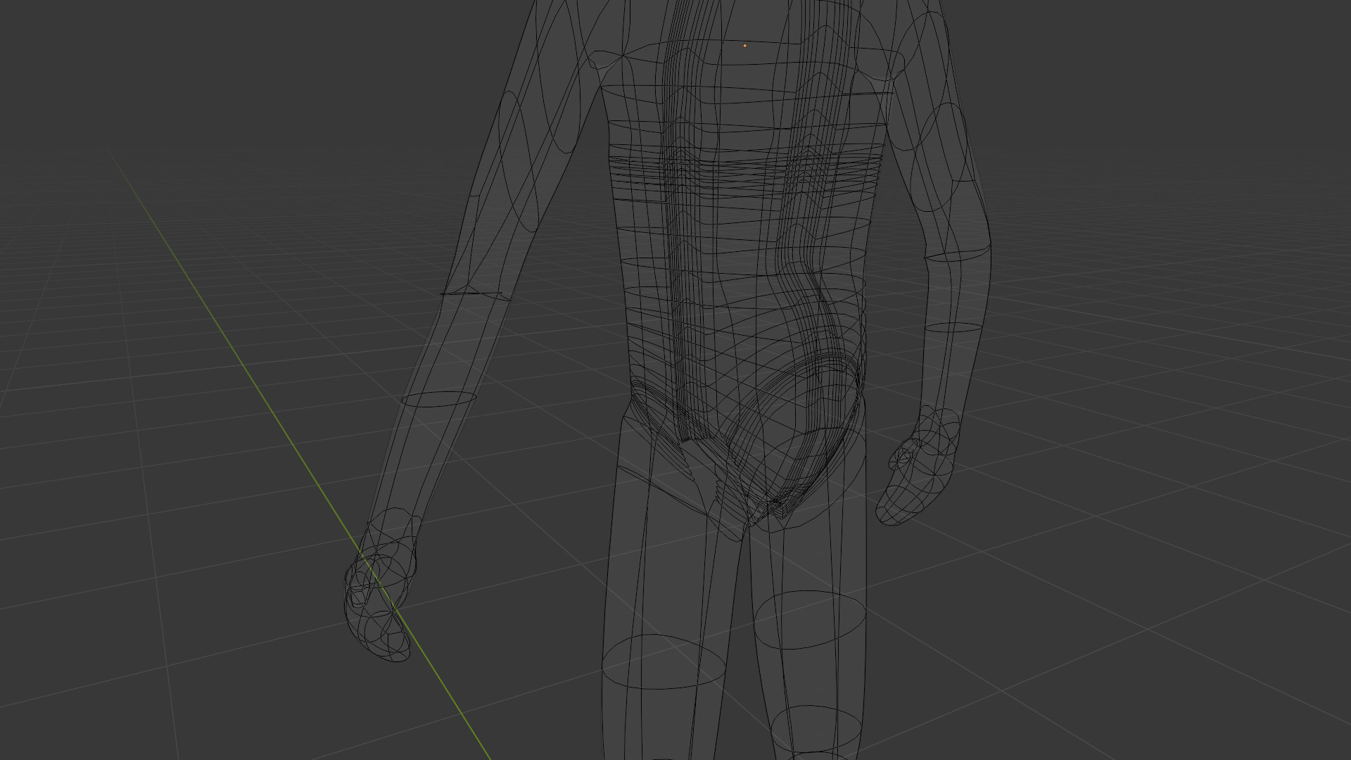 FULL HUMAN BODY Free 3D model_4