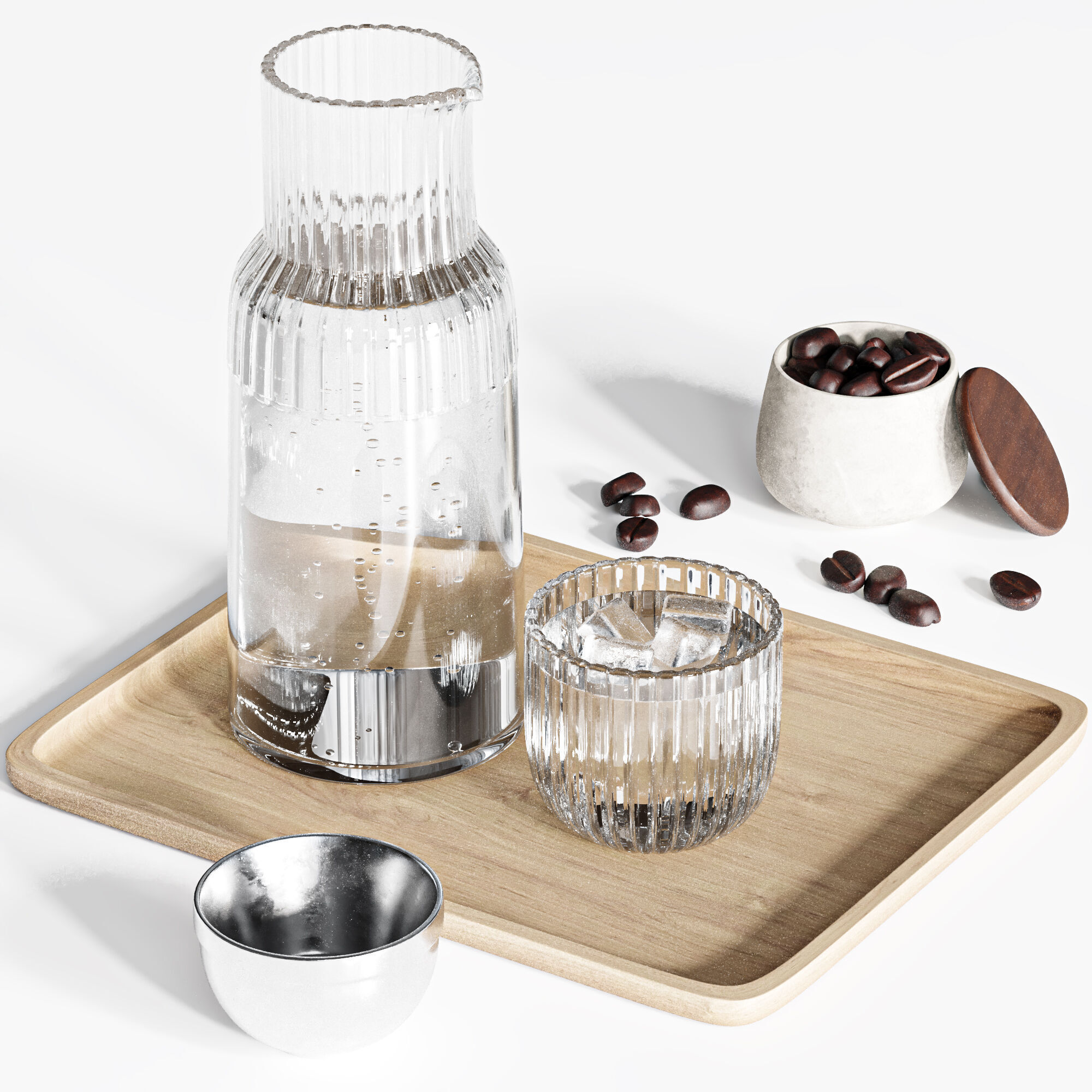 Dishes tableware set13 3D model_1