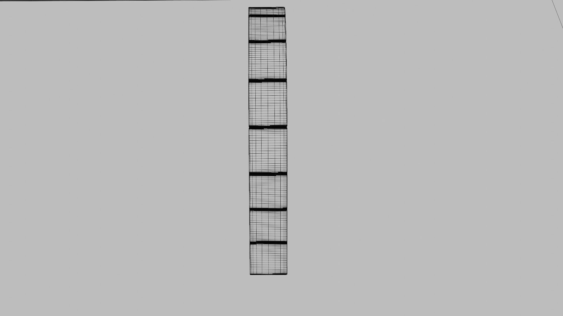 Roman Gate 3D model_7