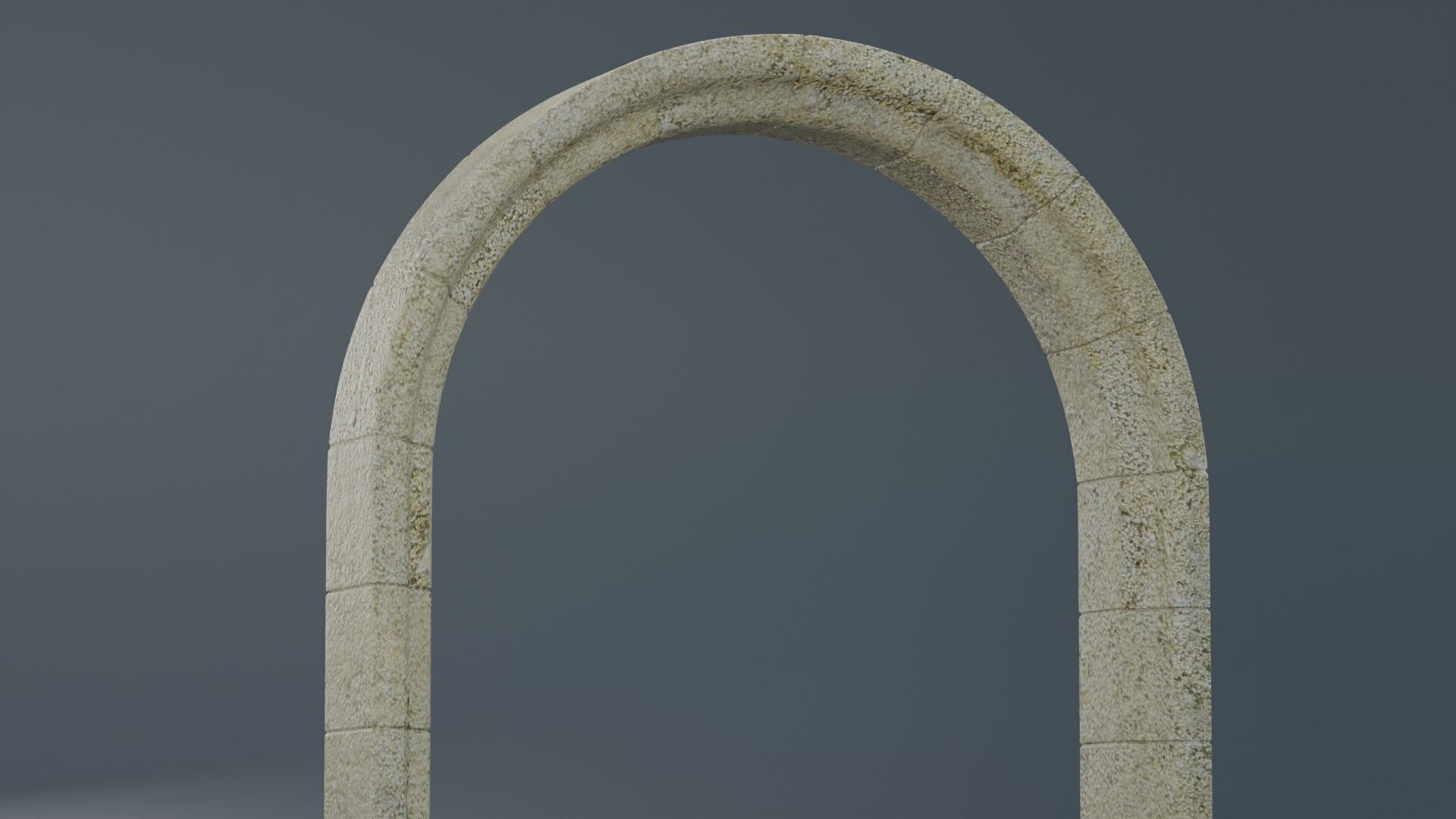 Roman Gate 3D model_5