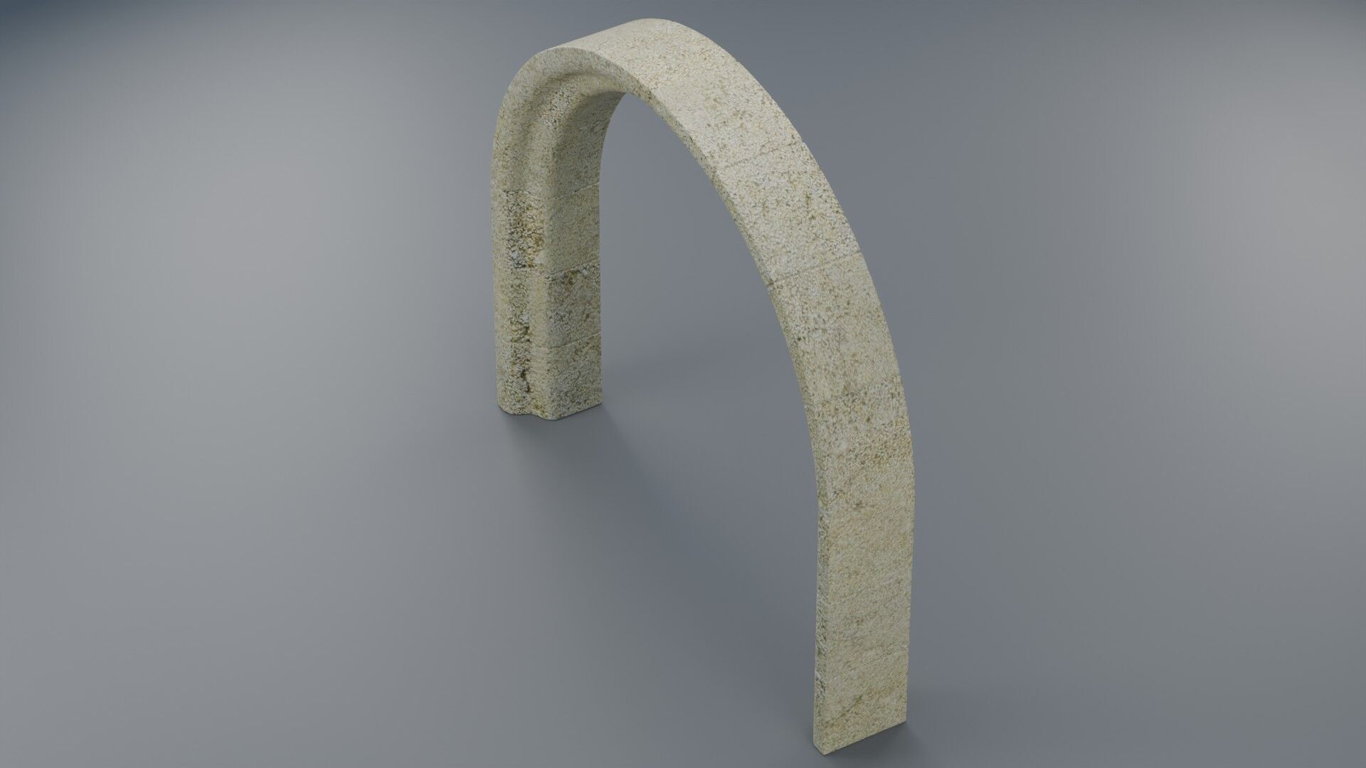 Roman Gate 3D model_1