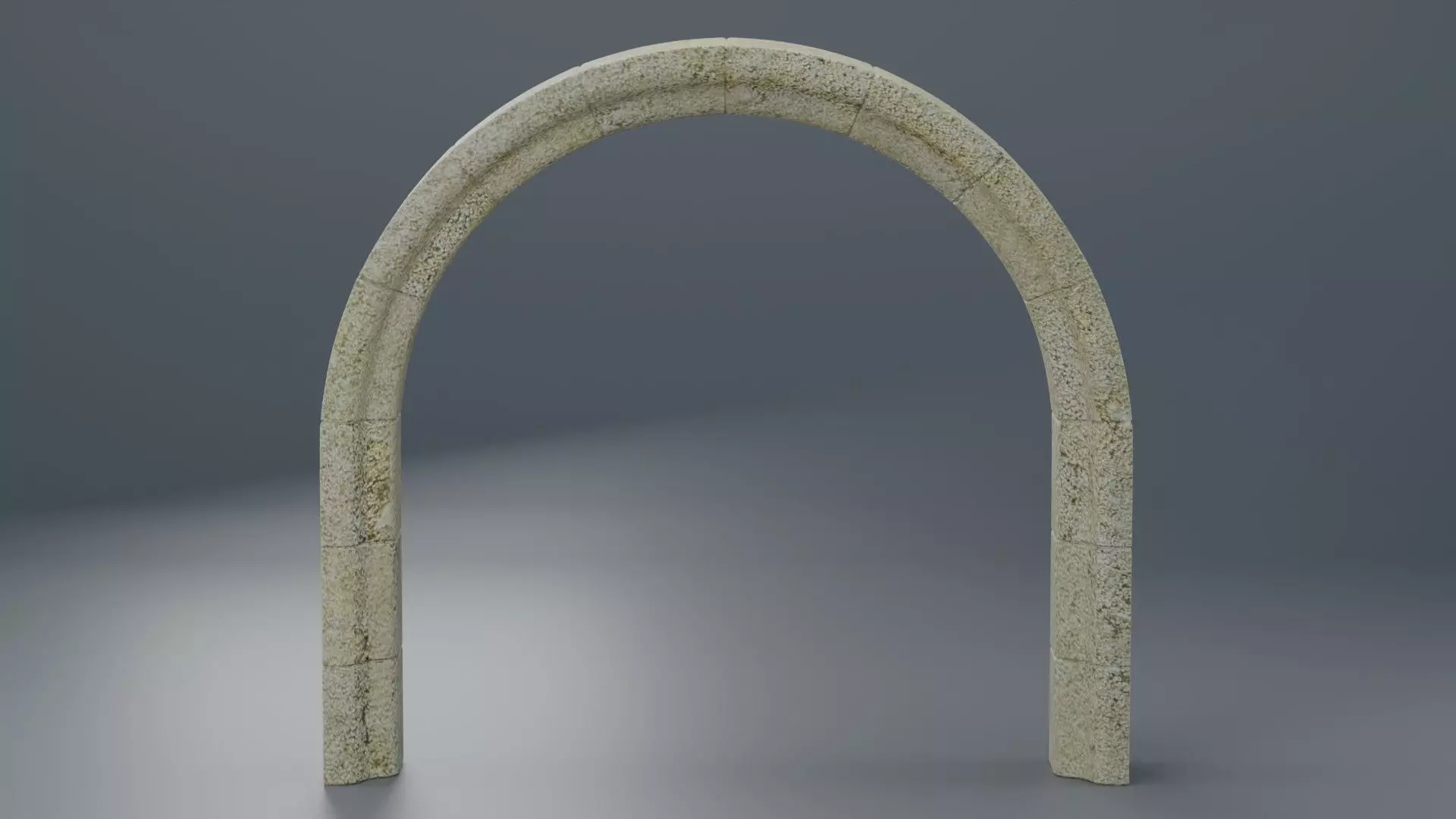 Roman Gate 3D model_0