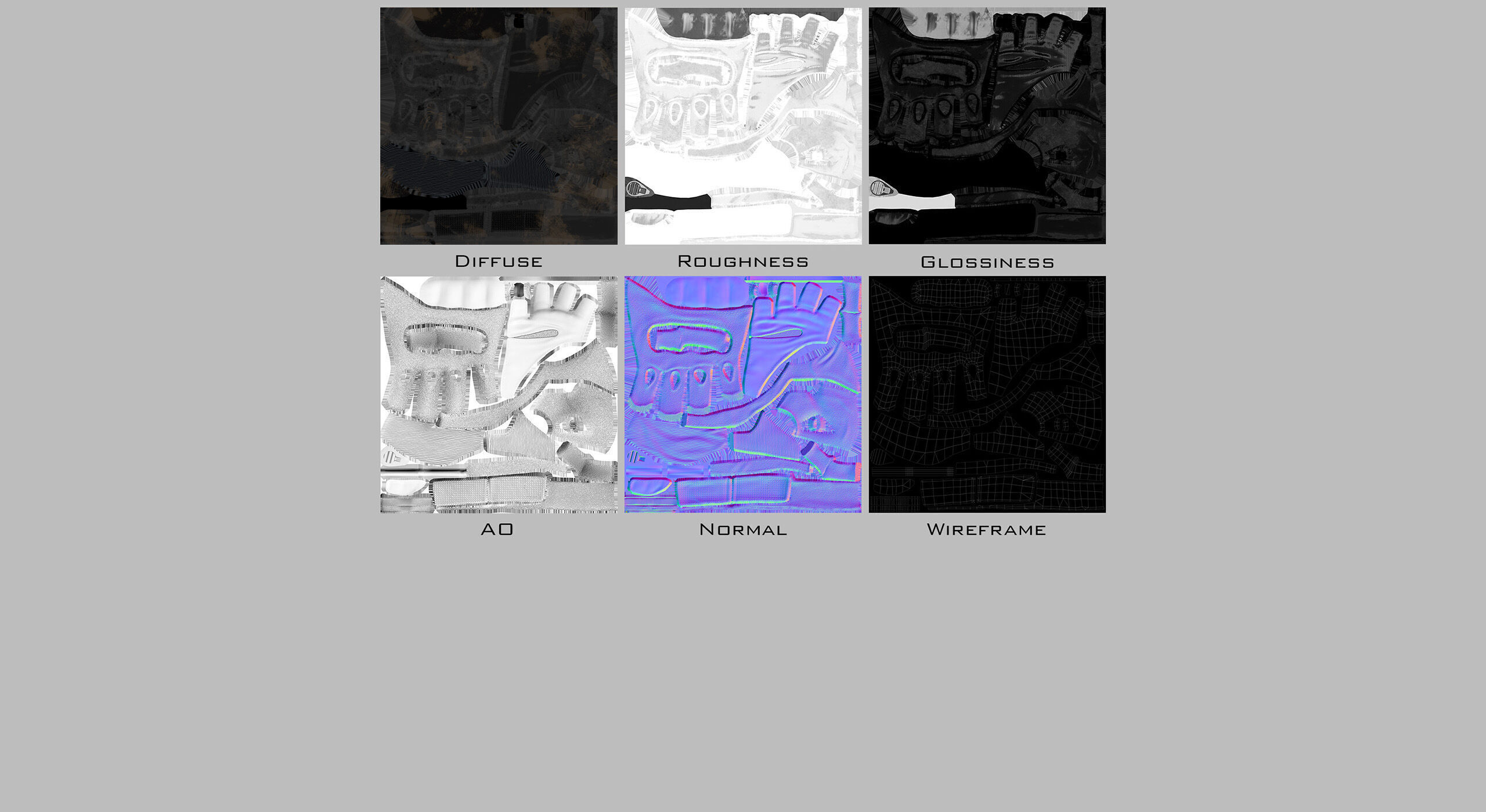 Female Soldier Low-poly 3D model_40