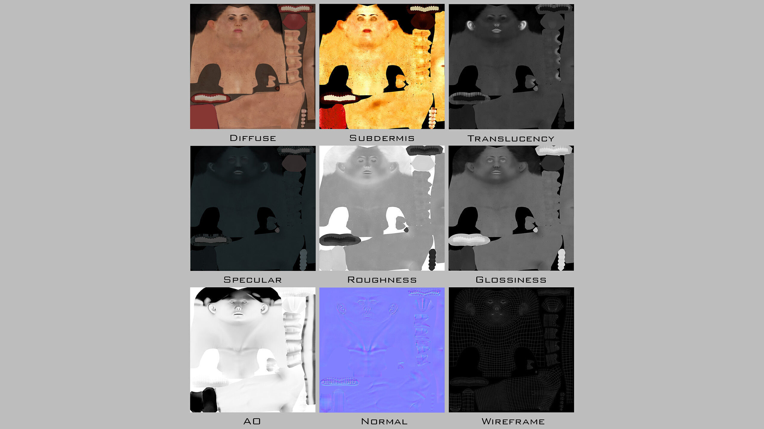 Female Soldier Low-poly 3D model_37