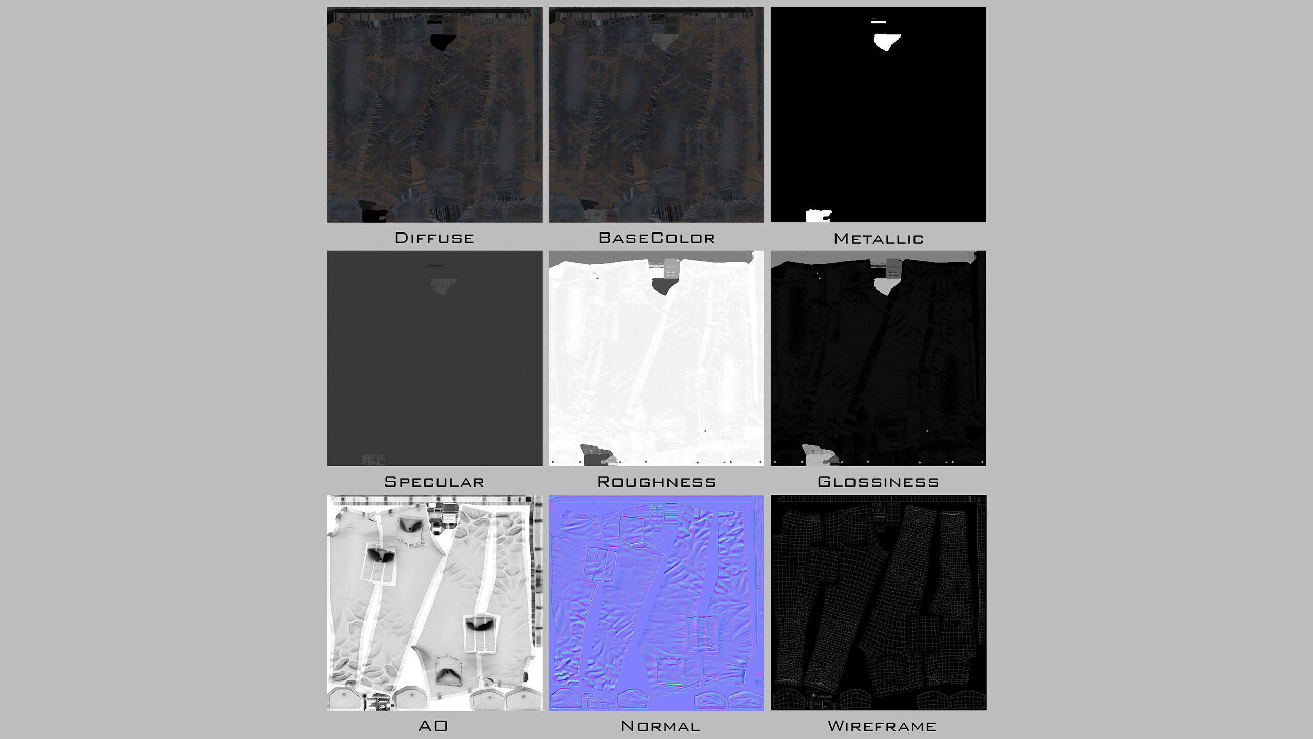 Female Soldier Low-poly 3D model_38