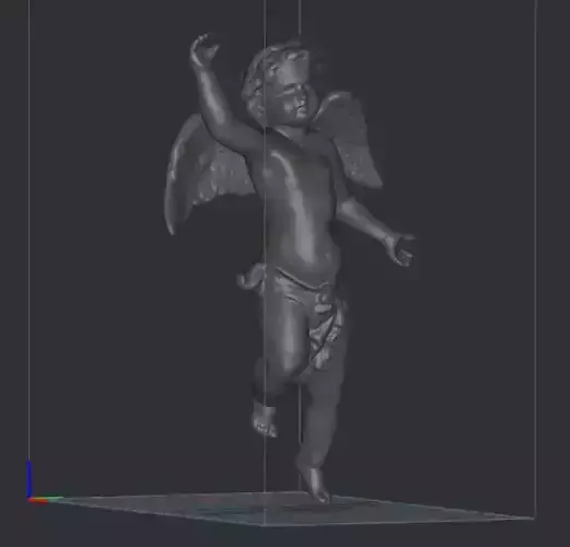 Angel figure statue 3D print model
