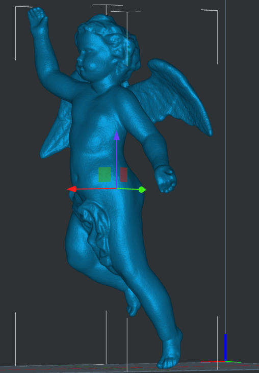 Angel figure statue 3D print model_2