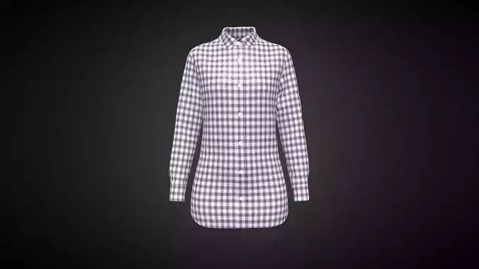 Ladies Full Sleeve Striped Print Shirt