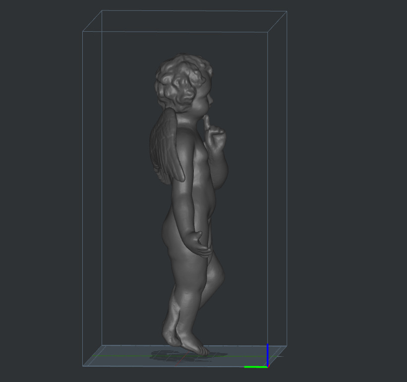 Angel Figure statue 3D print model_4