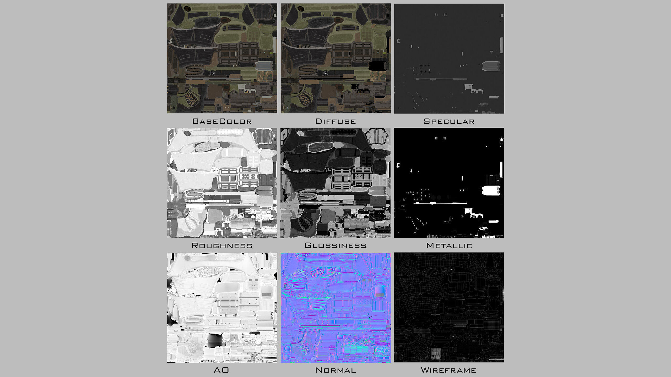 Female Soldier Low-poly 3D model_38