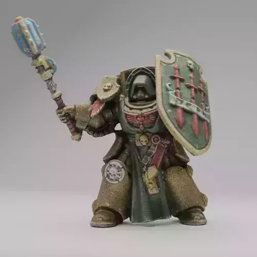 Warrior of the Imperium A Detailed 3D Model for Tabletop Gaming 3D print model